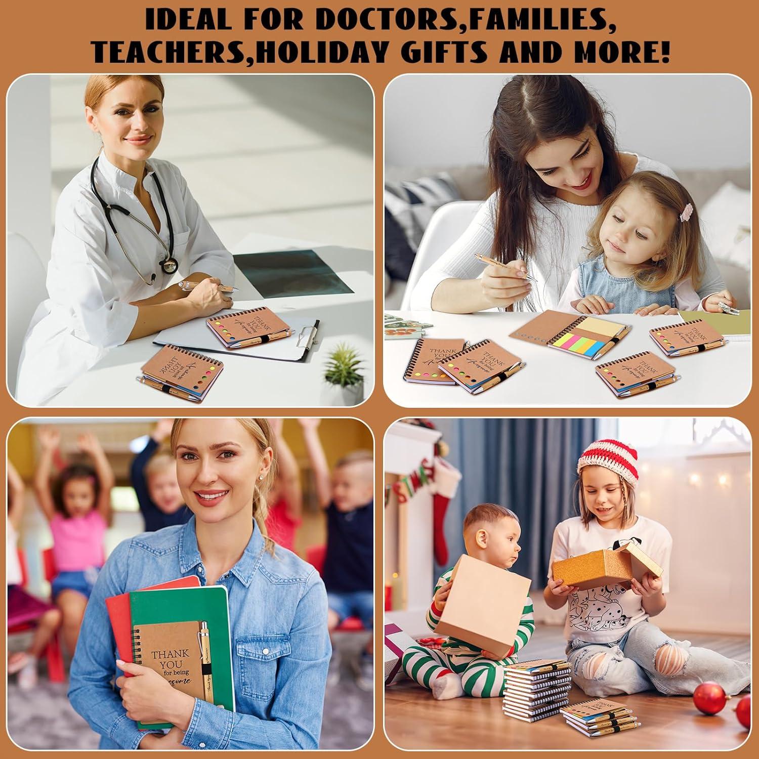 30 Juegos de Cuadernos Espirales y Bolígrafos Czlotyh