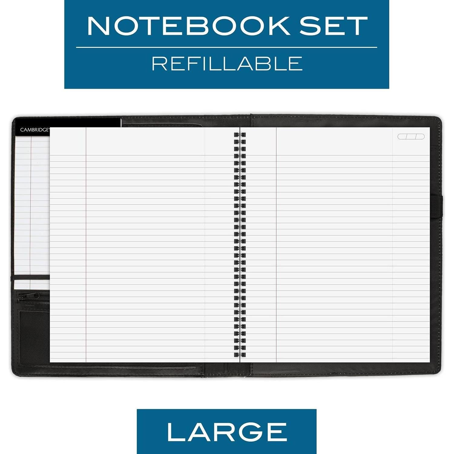 Cuaderno Recargable Cambridge NoteTaker Negro 50 Hojas A4