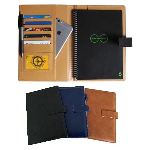 Cubierta de cuero PU Thegreen para Rocketbook Everlast A4/A5