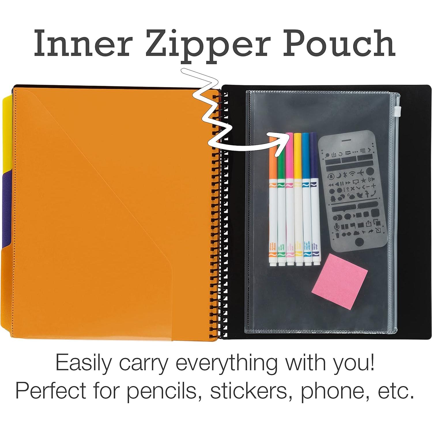 Samsill Organizador de Proyectos 2 Paquetes 24 Bolsillos