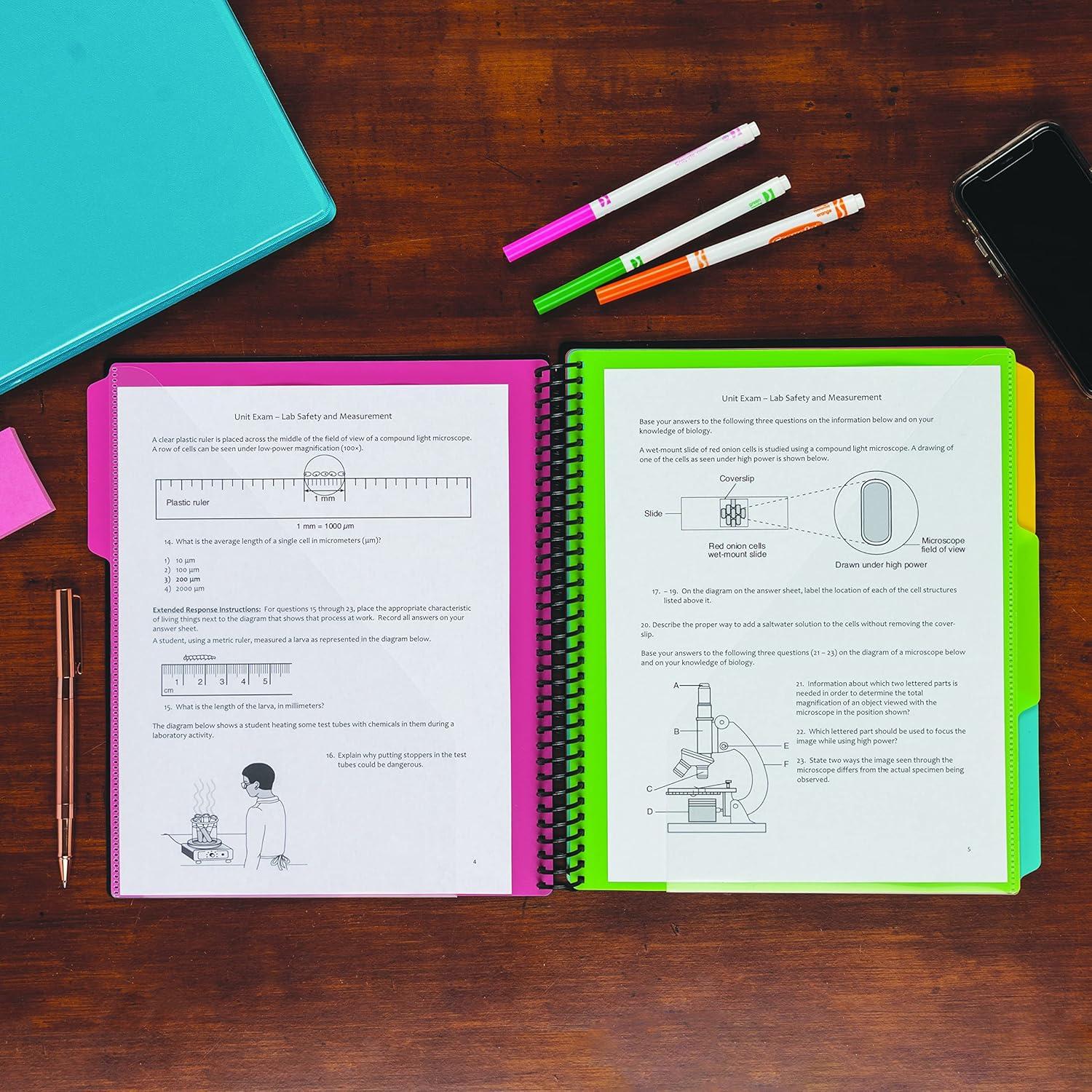 Samsill Organizador de Proyectos 2 Paquetes 24 Bolsillos