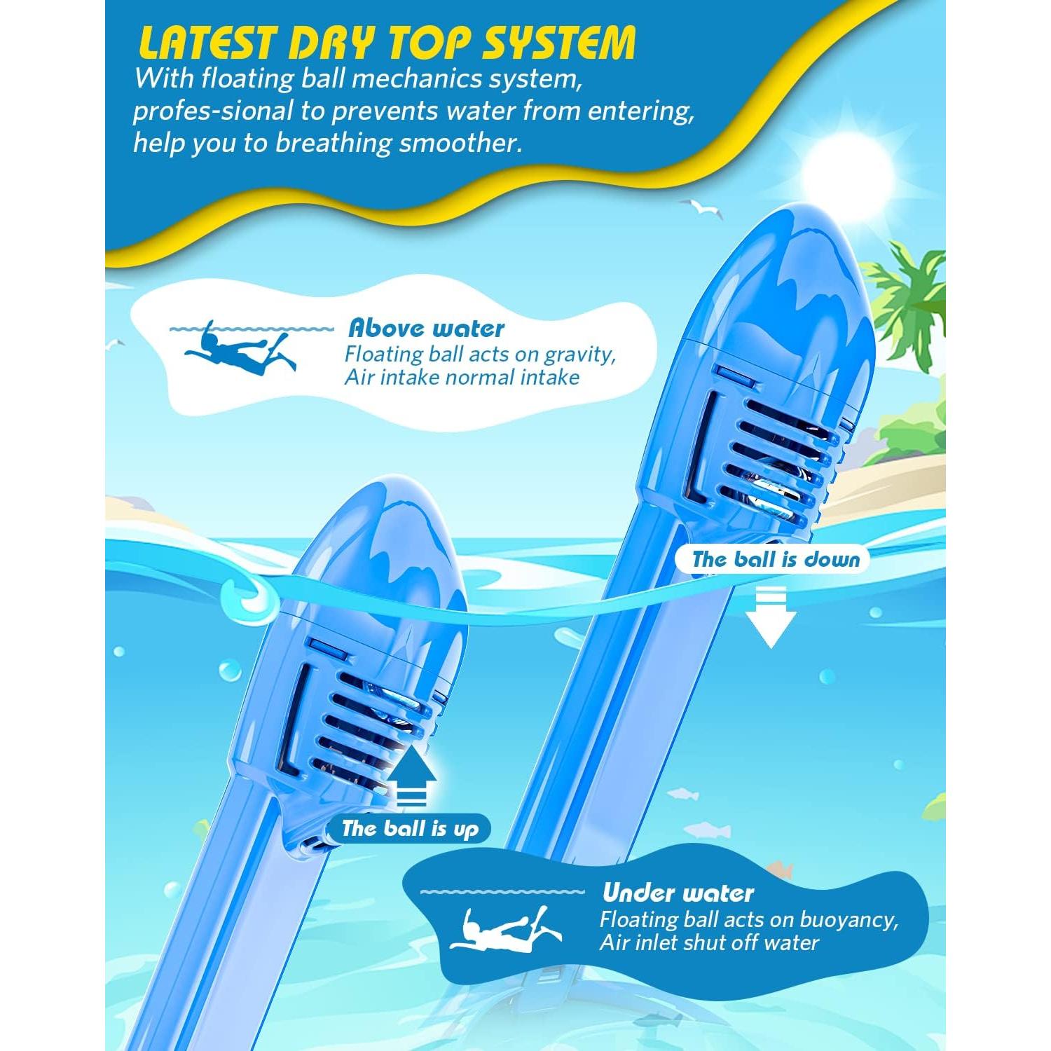 Máscara de Snorkel QingSong Niños Cara Completa Antivaho