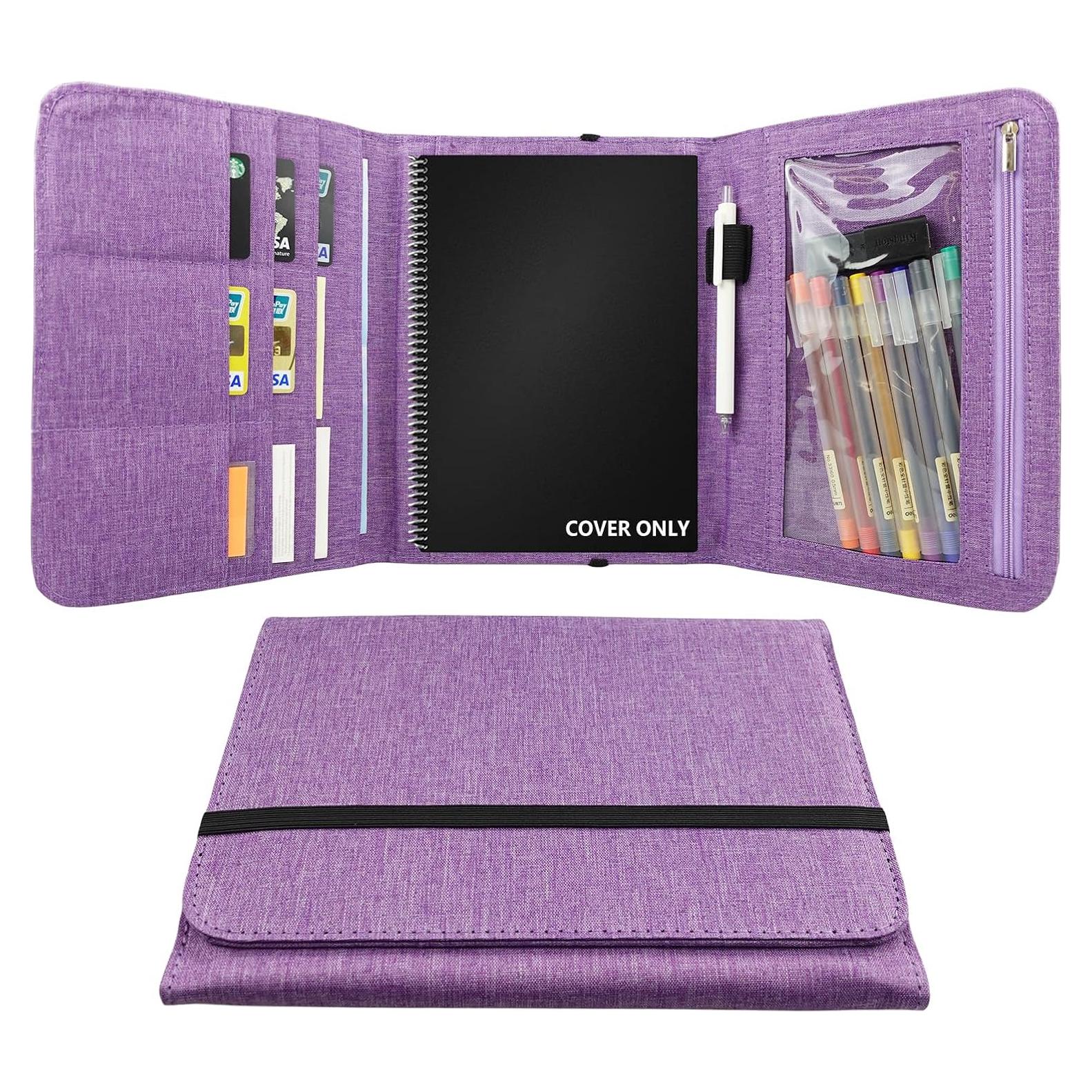 Cubierta de Folio SivaLife A5 con 10 Bolsillos y Soporte