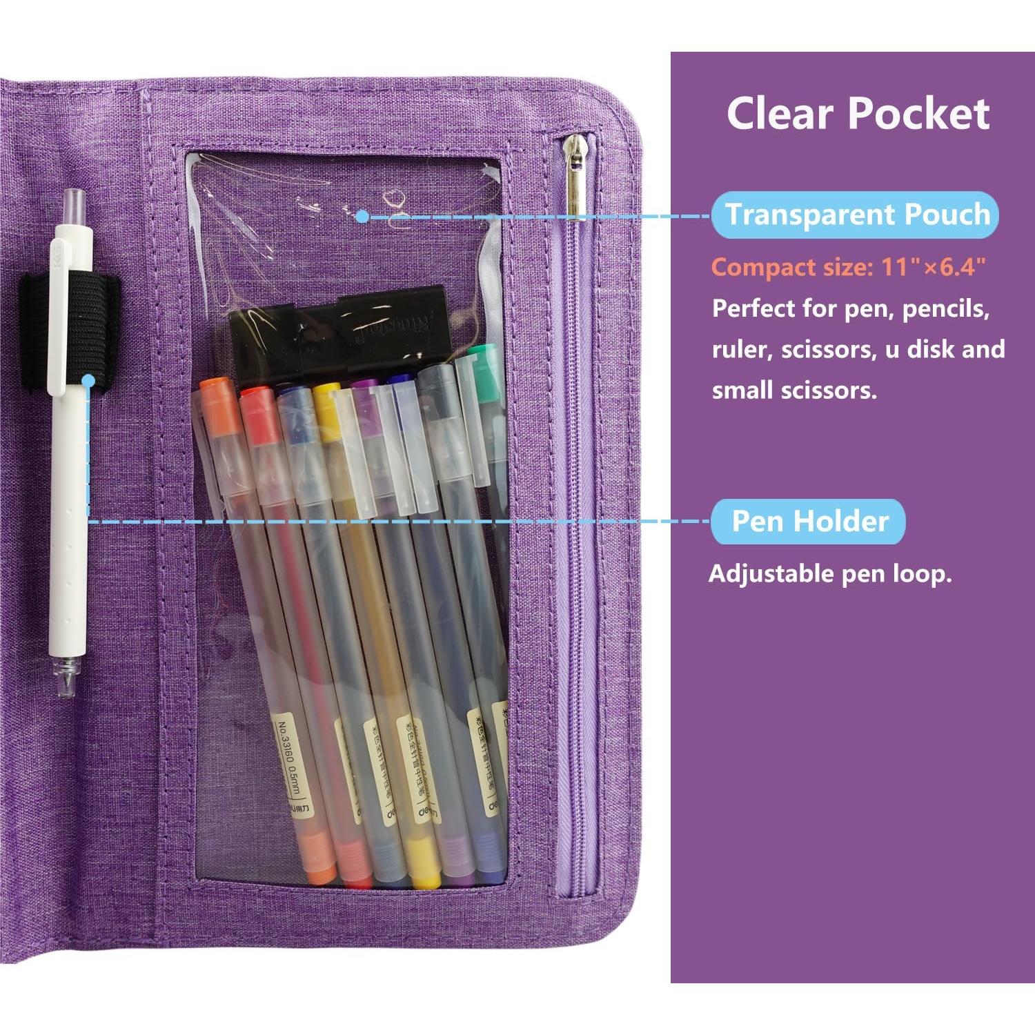 Cubierta de Folio SivaLife A5 con 10 Bolsillos y Soporte