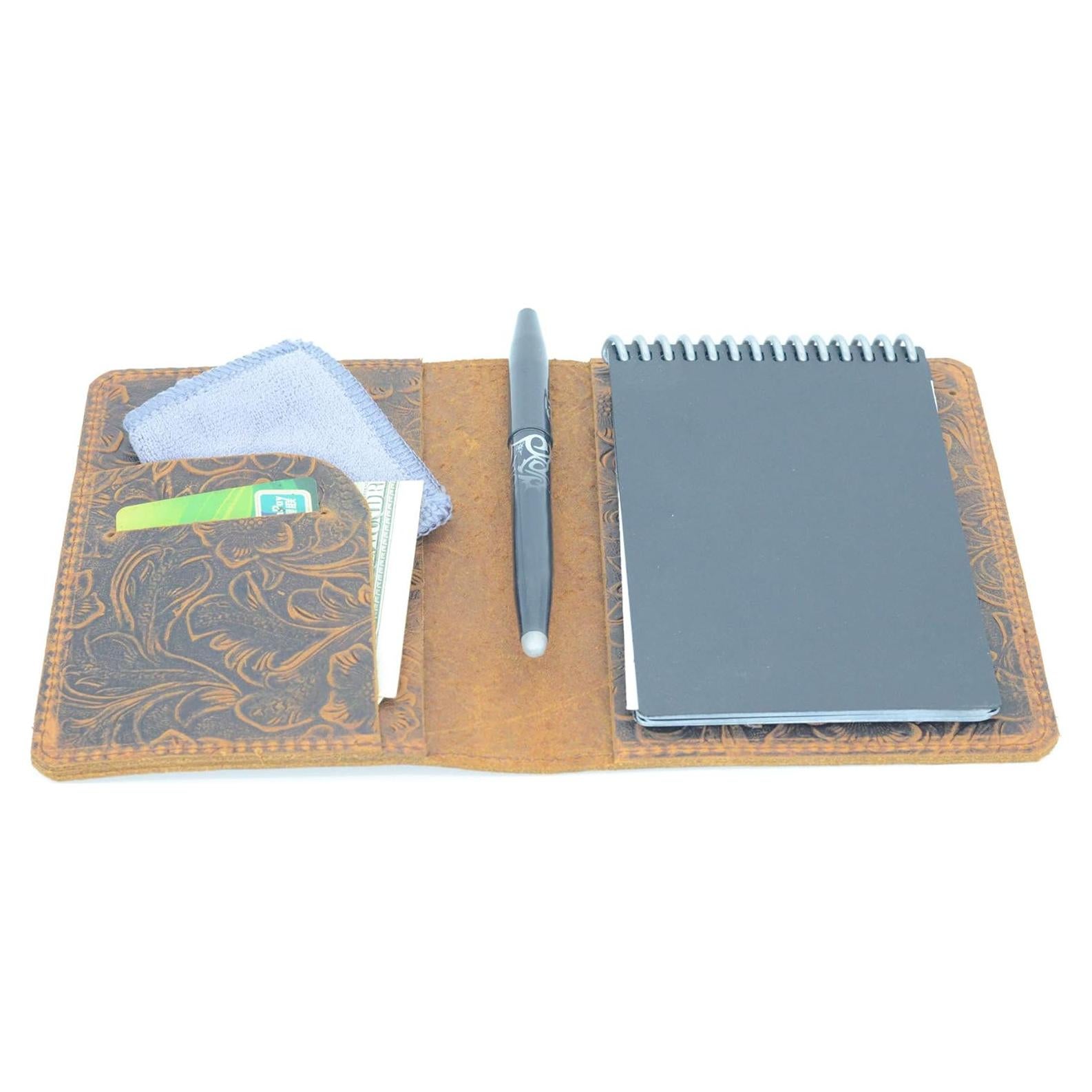 Cubierta de Cuero JJNUSA para Rocketbook Mini 18g Flor