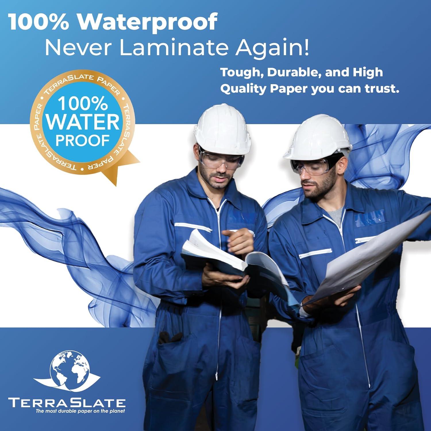 Papel Impermeable TerraSlate 21.6x27.9 cm 25 Hojas