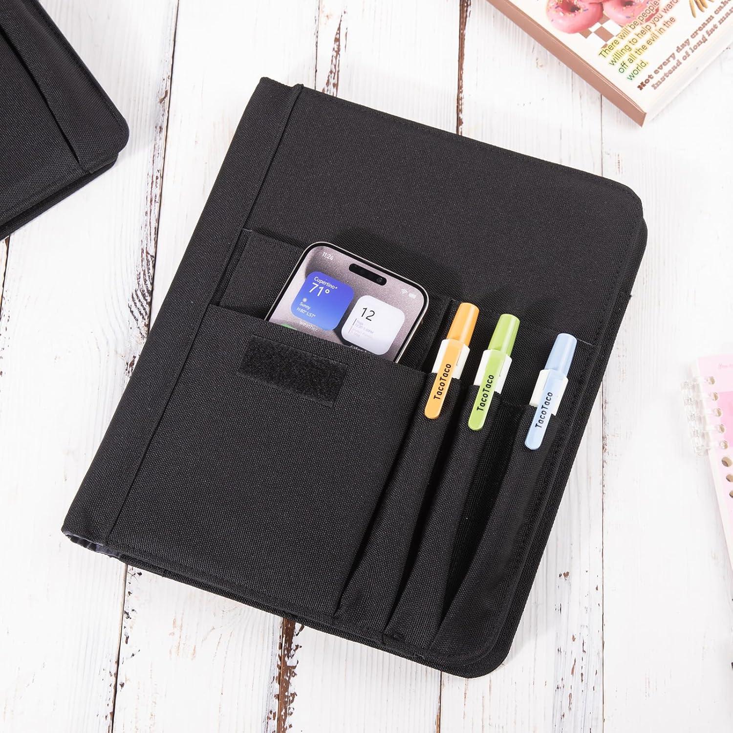 Cubierta de cuaderno APOFFICE L negra para Rocketbook y Five Star