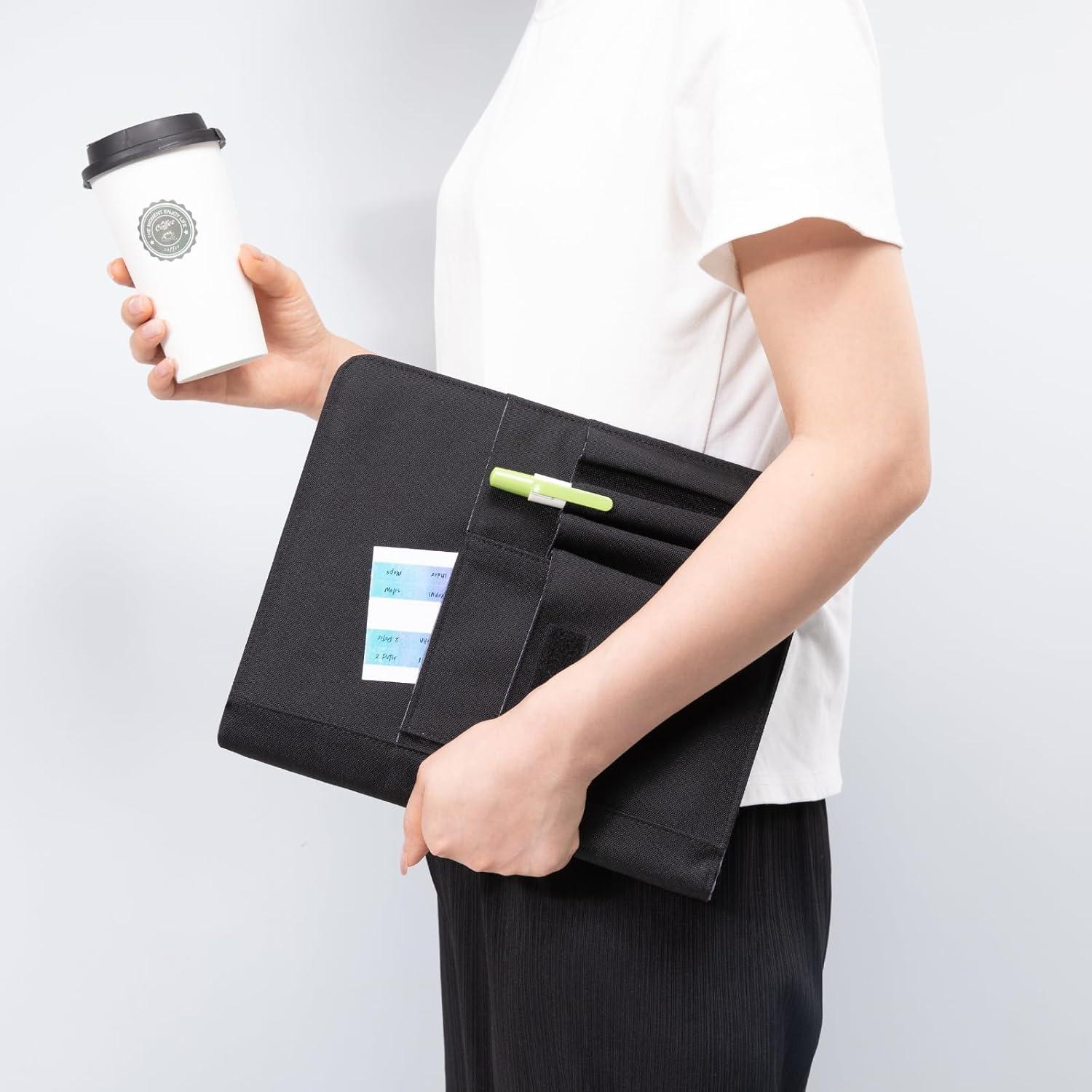 Cubierta de cuaderno APOFFICE L negra para Rocketbook y Five Star