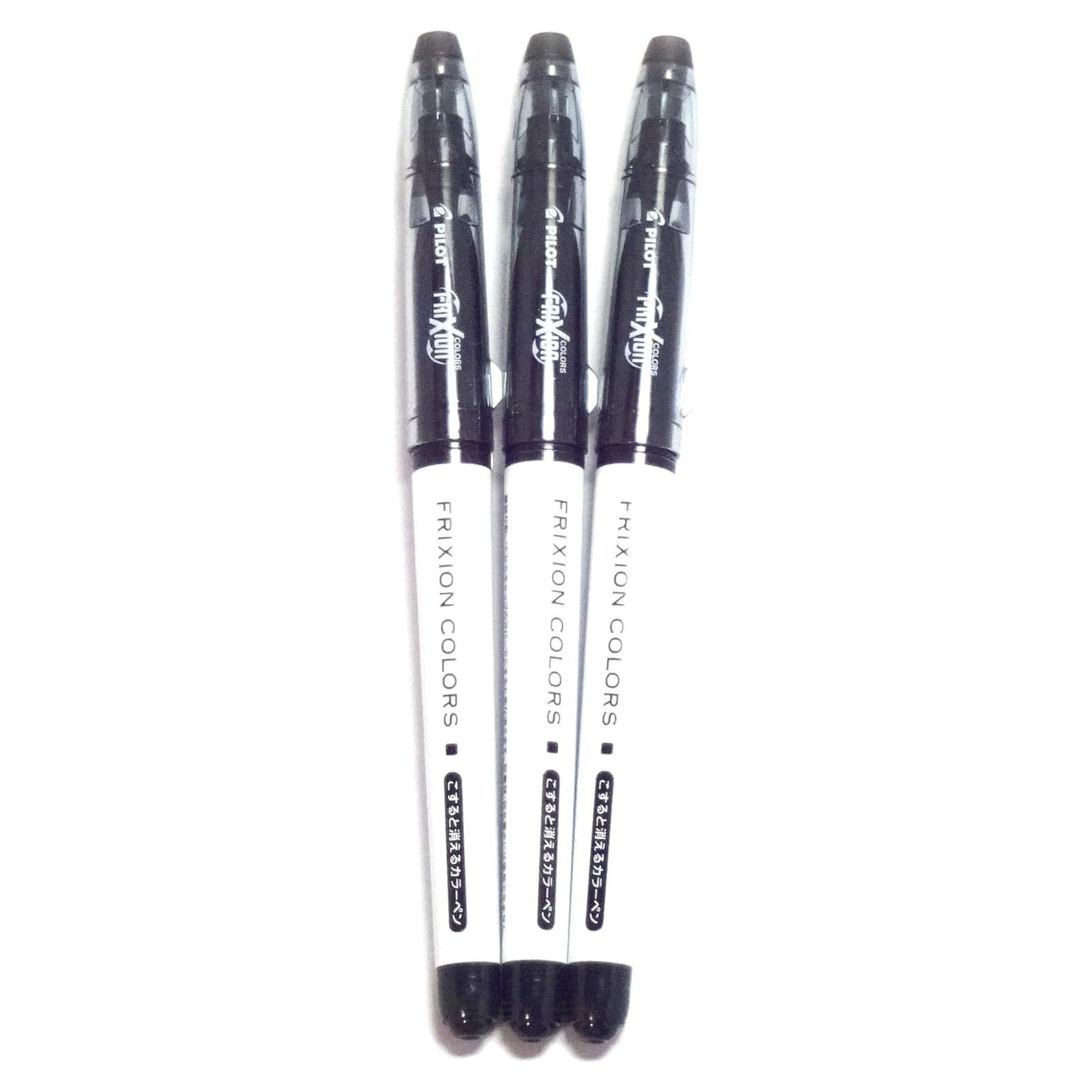 Bolígrafos Borrables Pilot FriXion Negro - Paquete de 3