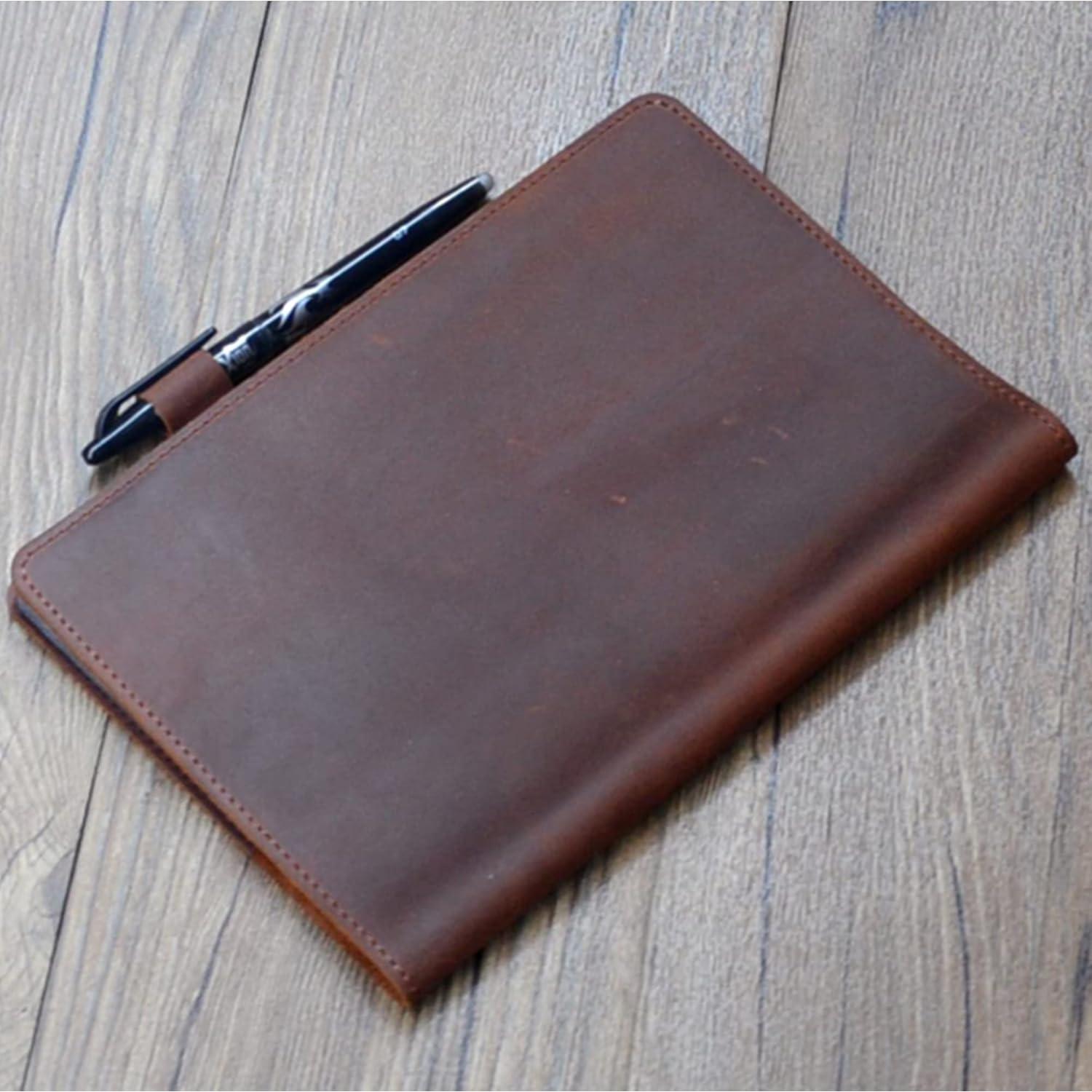 Cubierta de Cuaderno de Cuero YIYUS A5 Executive Marrón