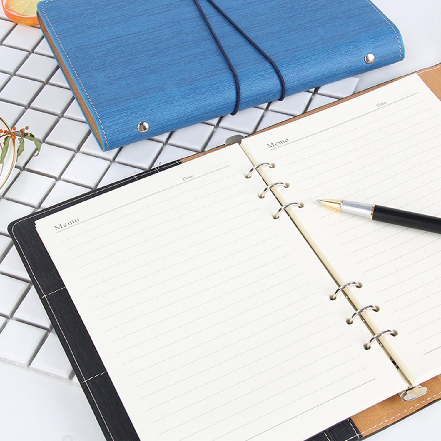 Funda de Folio Galagee para Cuaderno A5 Negro, Organizador Múltiple