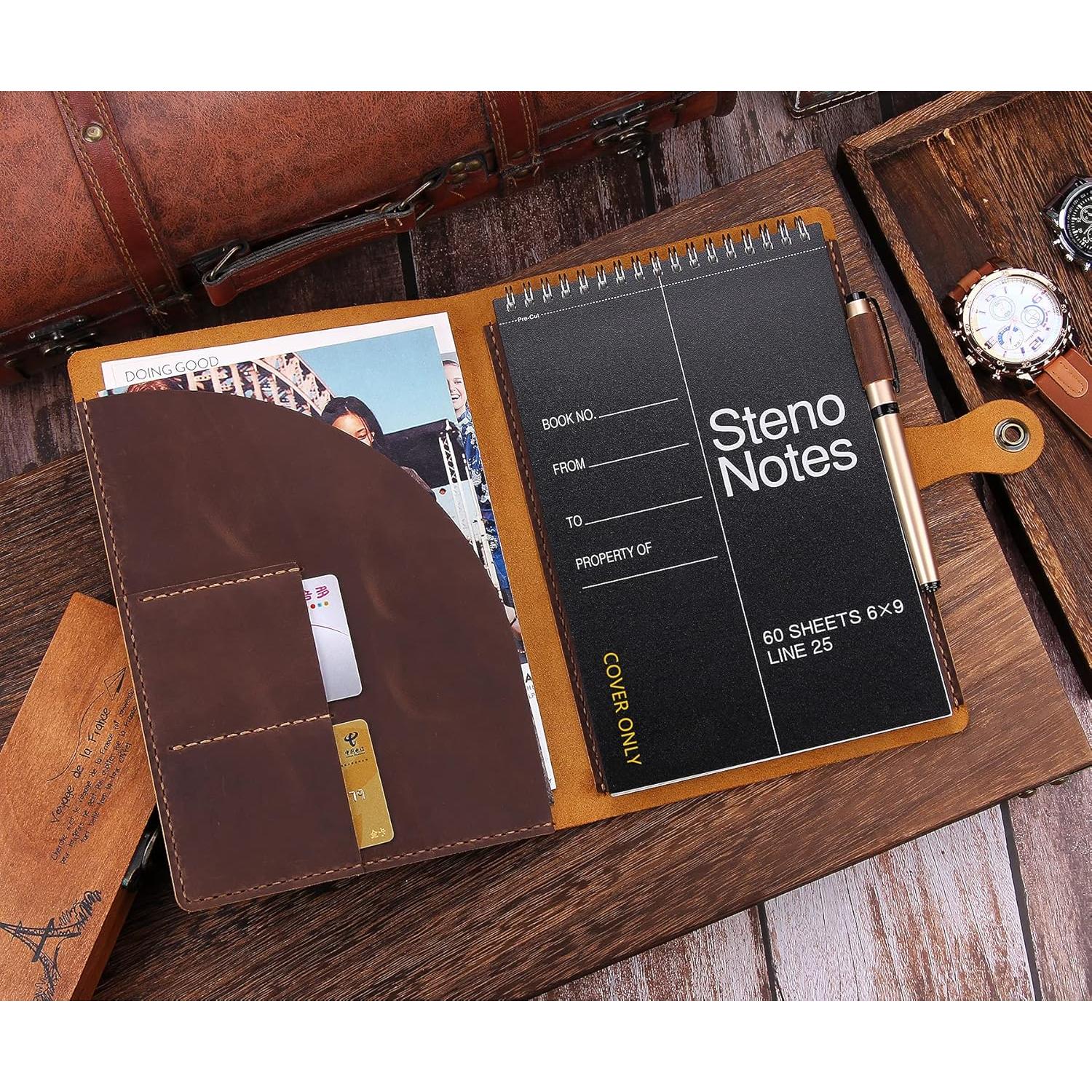 Cubierta de Cuero Fasjosma A5 para Bloc de Notas 17.5x25 CM