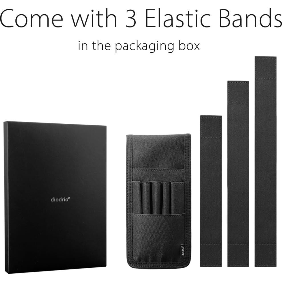 Soporte para bolígrafos Diodrio PH1PY-BAND-BK5 Negro