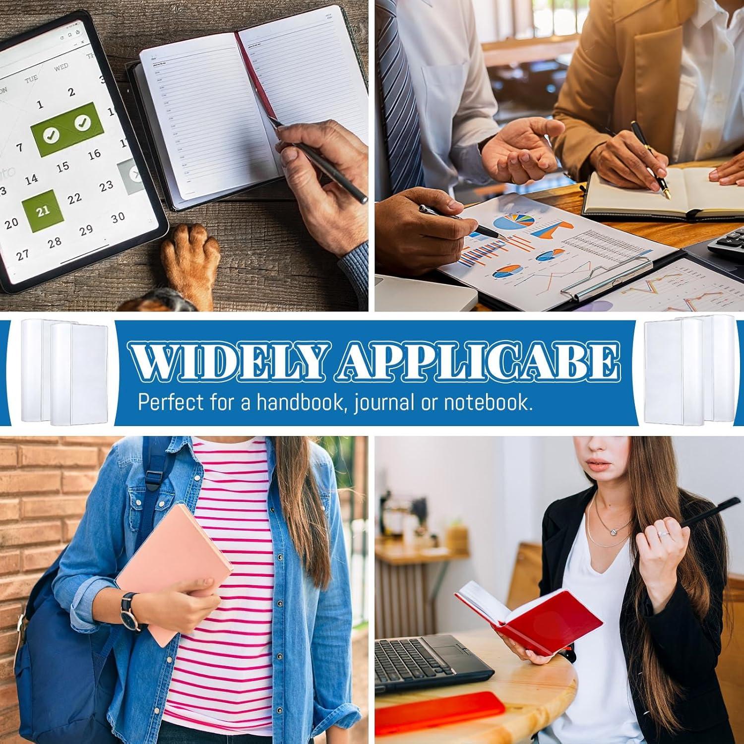 Cubiertas de libro A6 Betinyar 3PCS PVC Transparente