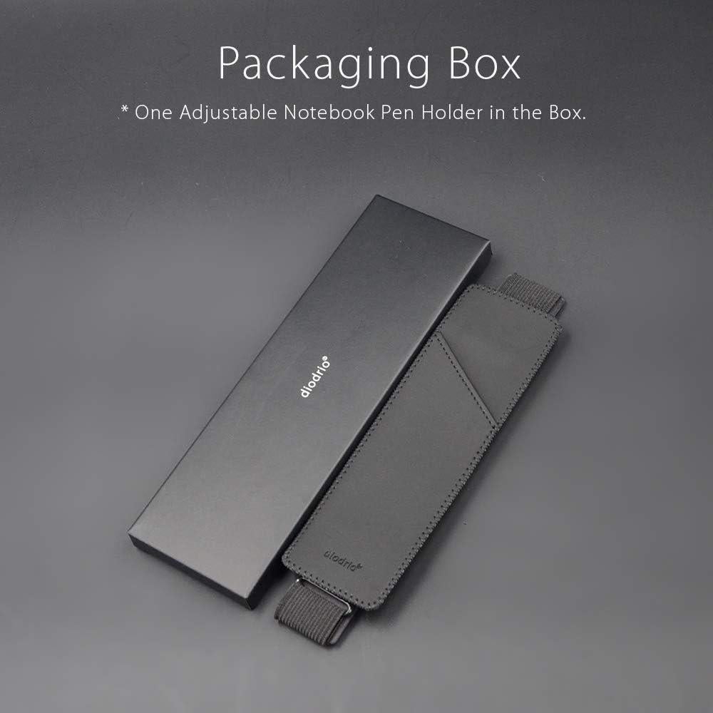 Soporte ajustable para bolígrafo Diodrio en cuero PU negro