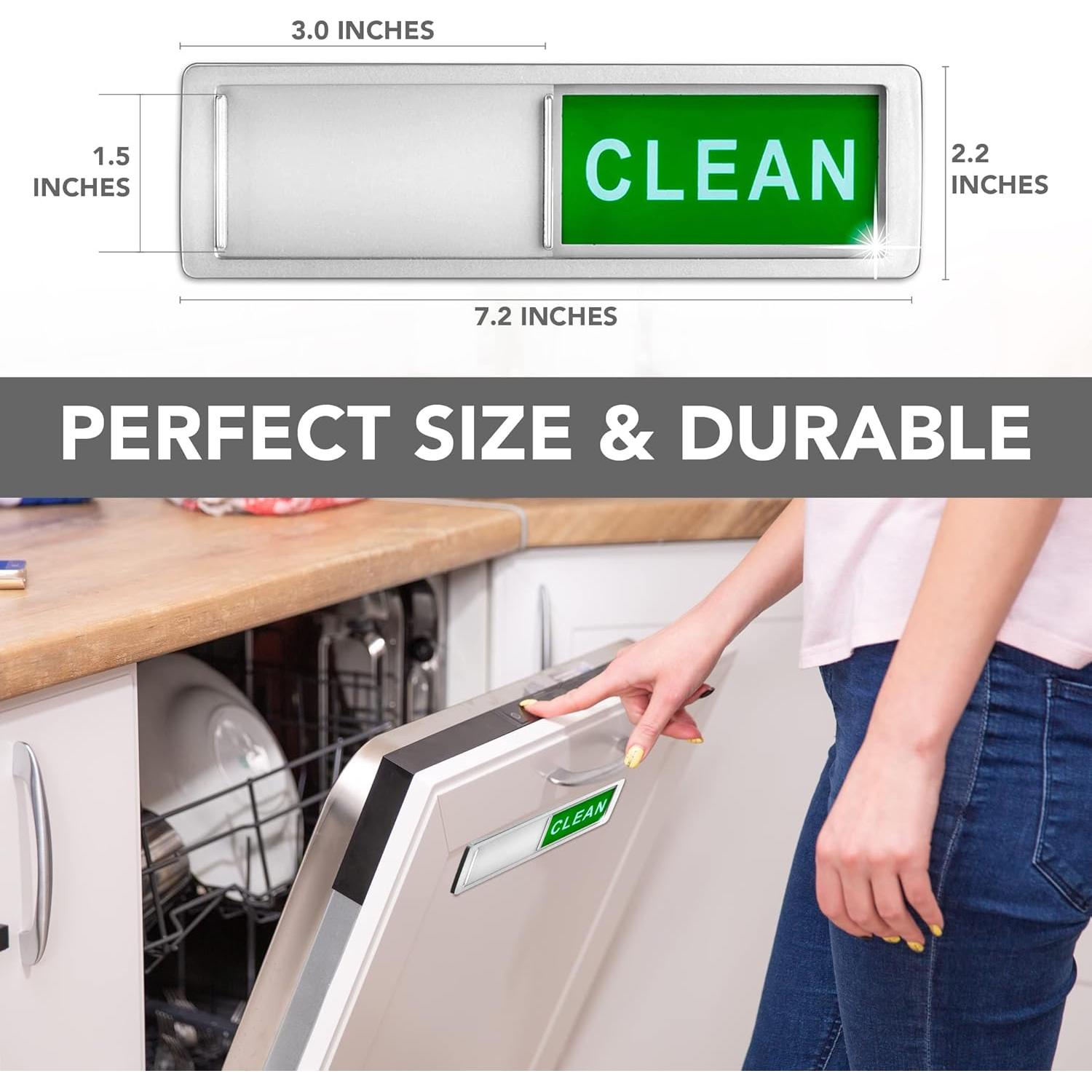 Imán de Lavavajillas Limpio Sucio Setter Home 17.78x5.08cm