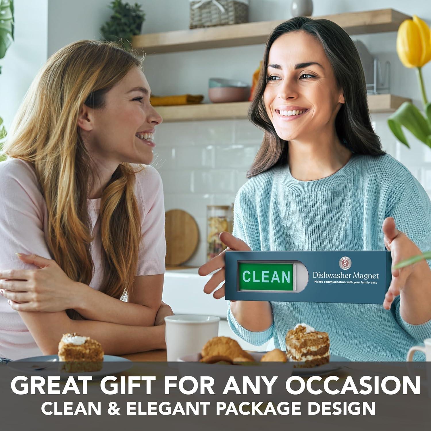 Imán de Lavavajillas Limpio Sucio Setter Home 17.78x5.08cm