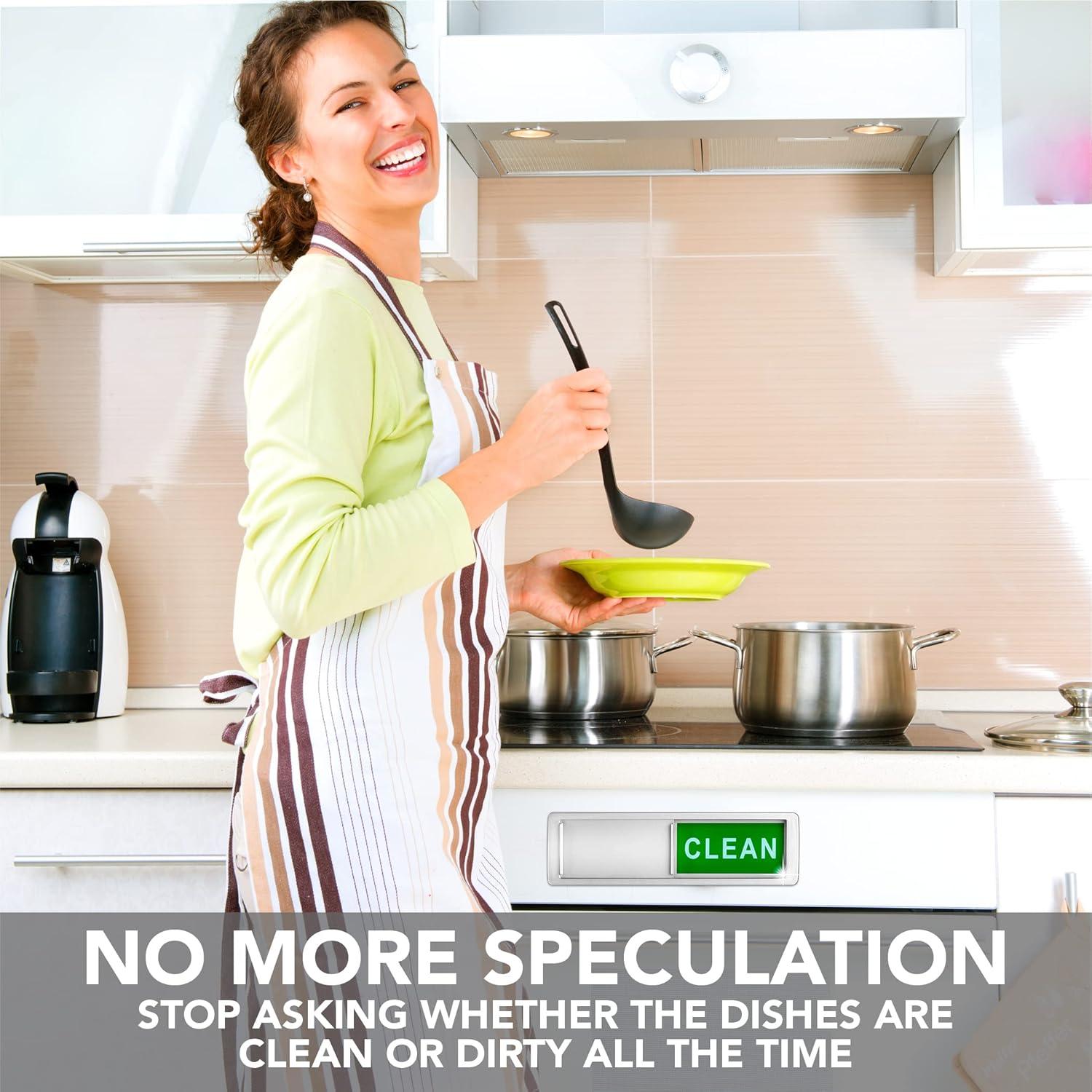 Imán de Lavavajillas Limpio Sucio Setter Home 17.78x5.08cm