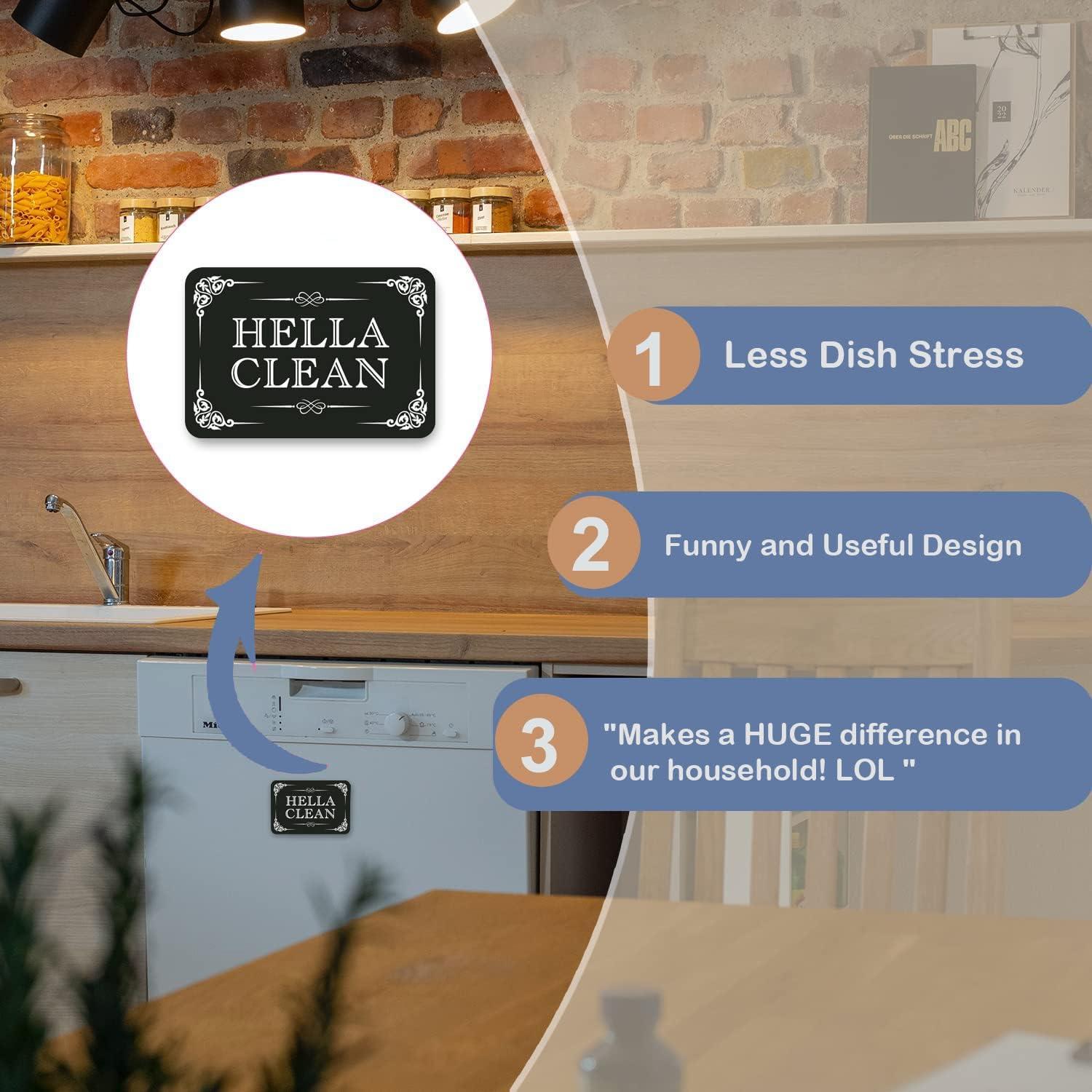 Imán Limpio Sucio para Lavavajillas QMMD - 8.89x5.84 cm