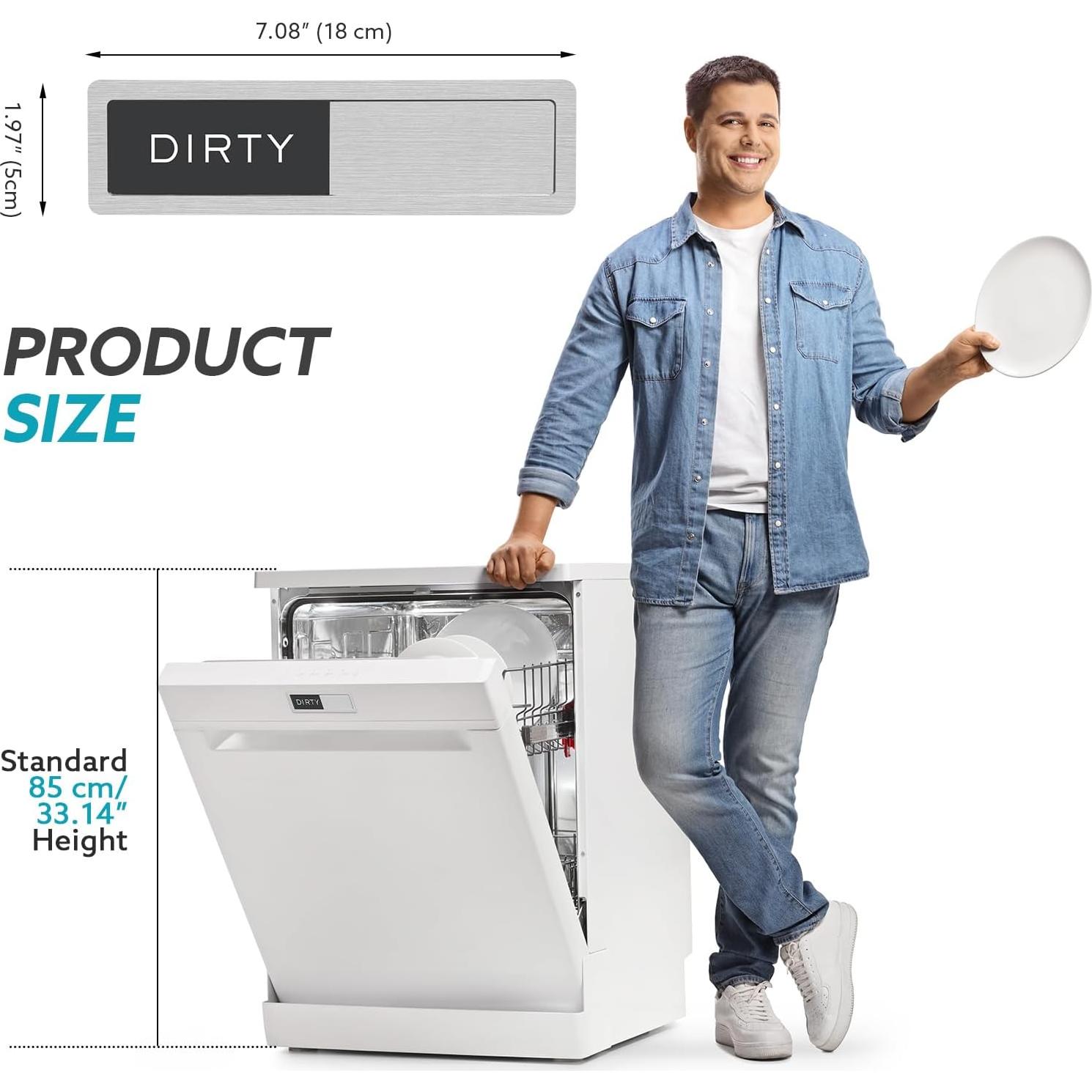 Imán de Lavavajillas Limpio Sucio Rimaaiae 17.95x5cm