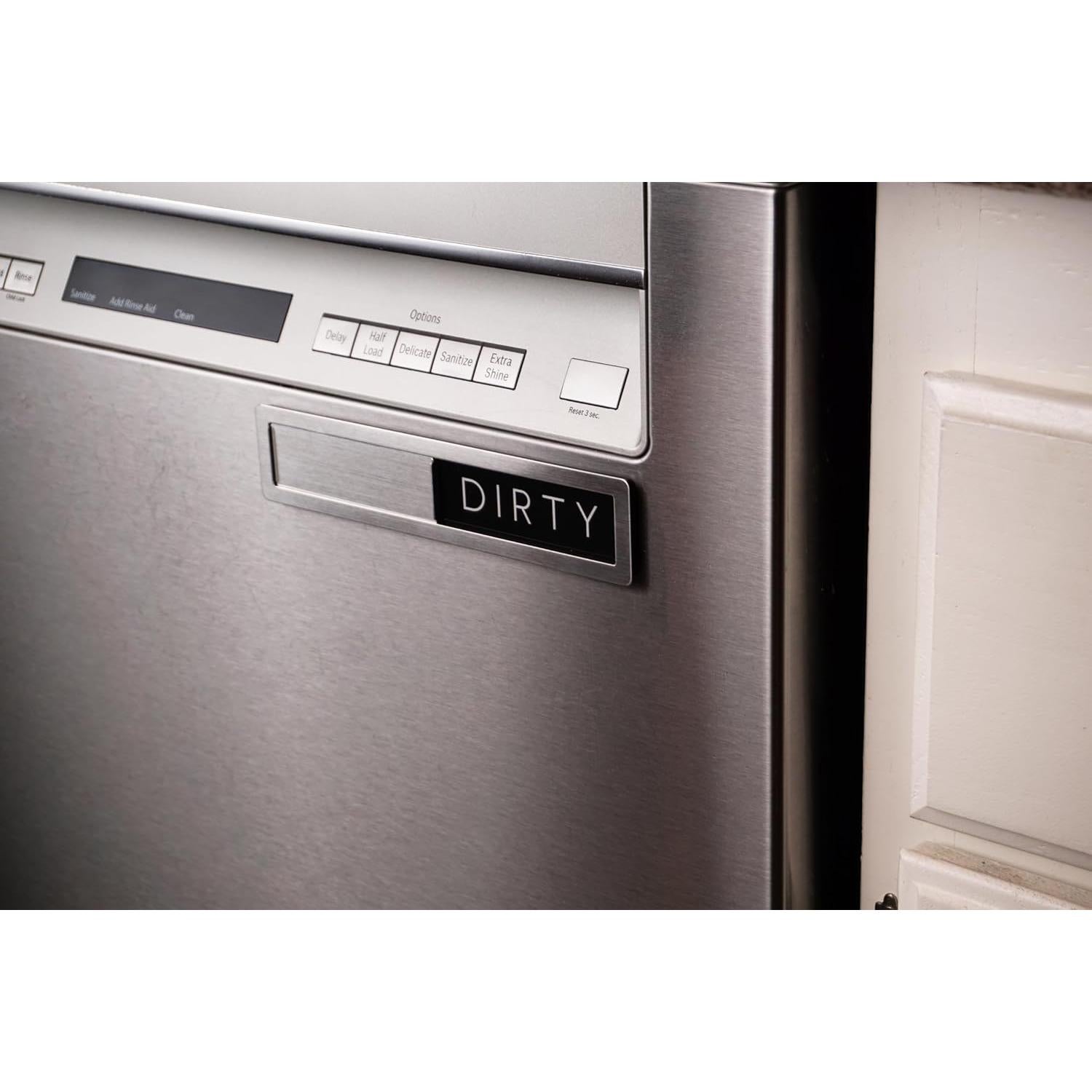 Imán de Lavavajillas Acero Inoxidable FridayVibez Limpio/Sucio