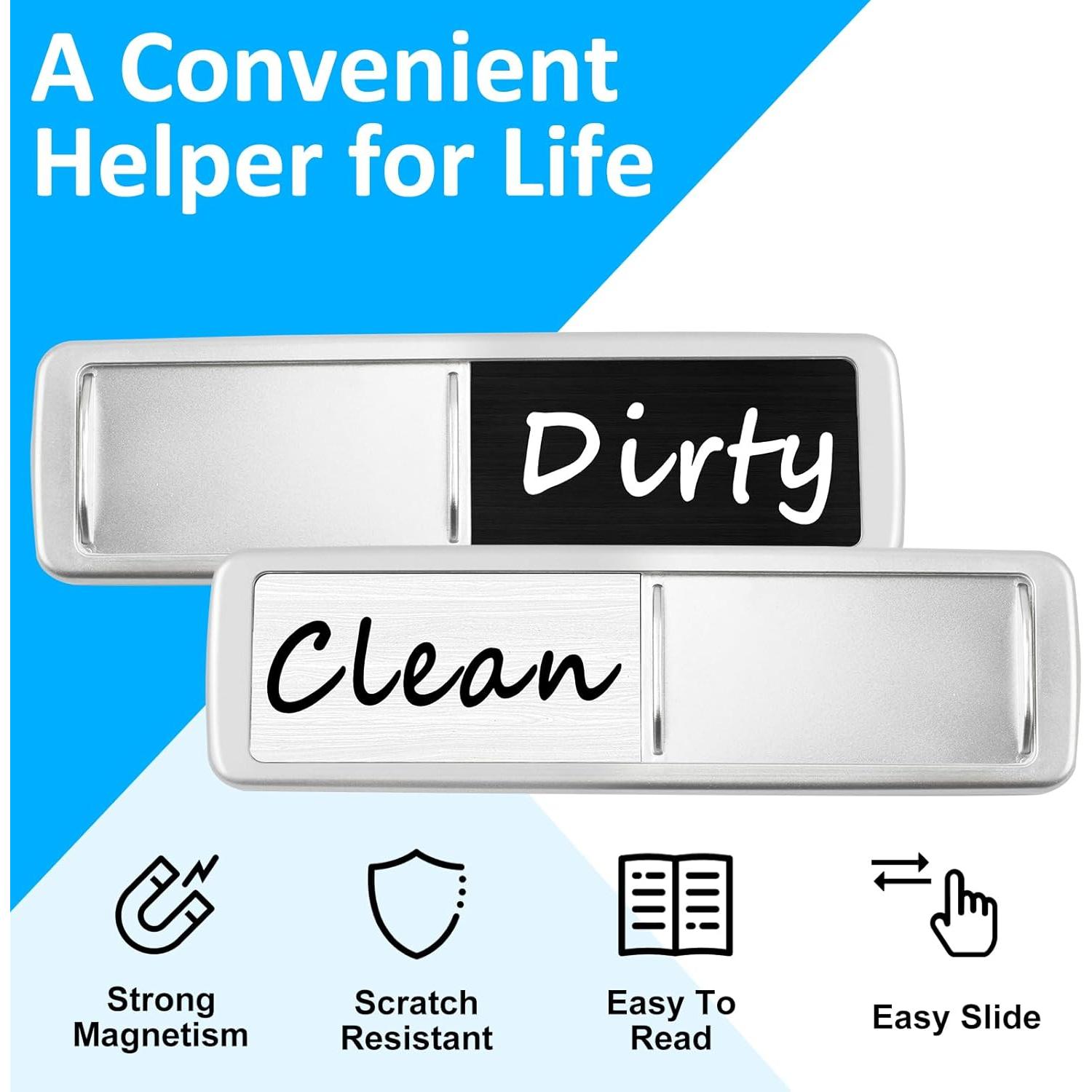 Imán Magnético Limpio Sucio para Lavavajillas Utuichuo 17.8x5cm