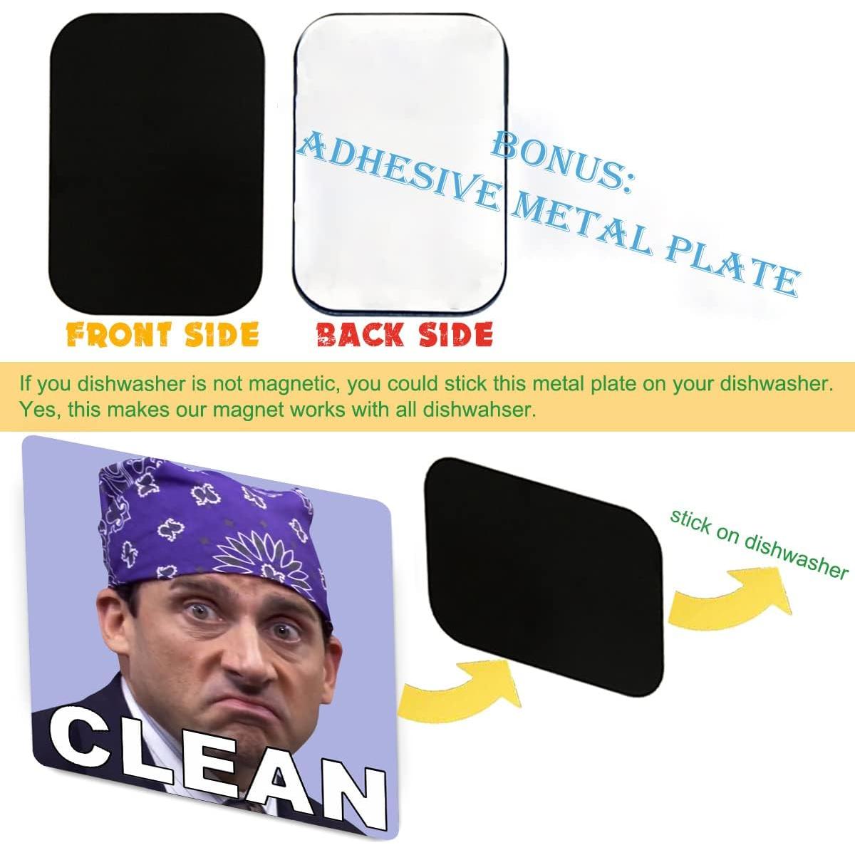 Imán de Lavavajillas Doble Cara Saizone 10.16 cm Limpio Sucio