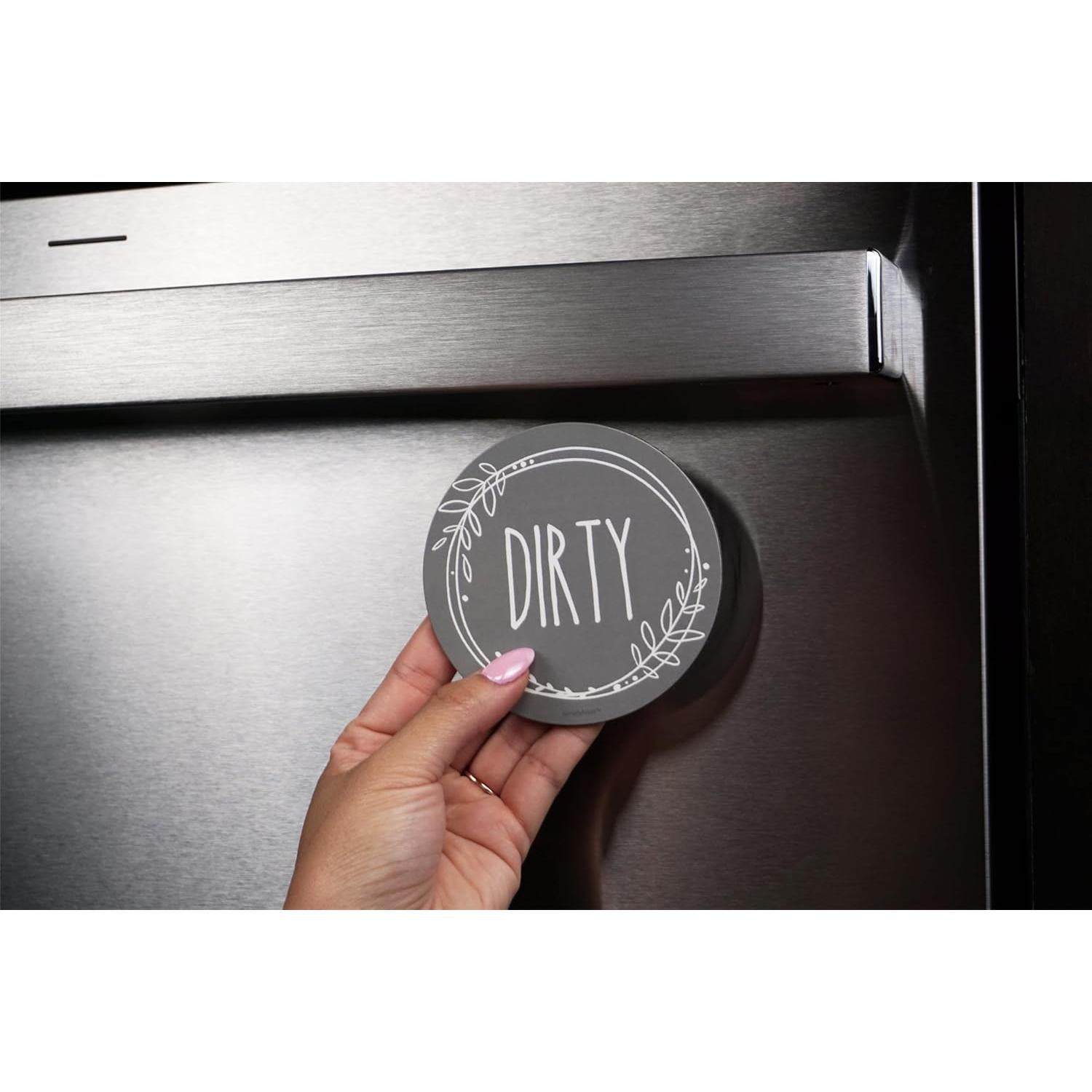 Imán Doble Cara Limpio/Sucio SimplyNeat 8.89 cm para Lavavajillas