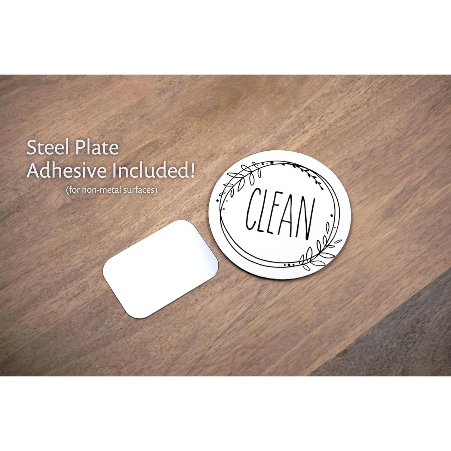 Imán Doble Cara Limpio/Sucio SimplyNeat 8.89 cm para Lavavajillas