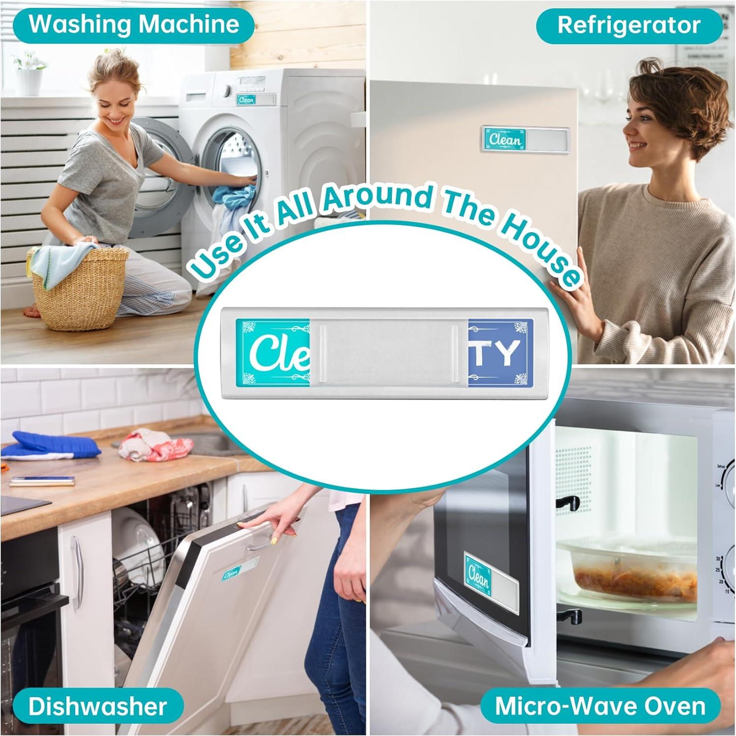 Imán Limpio Sucio para Lavavajillas PSLER Verde y Azul 17.5cm