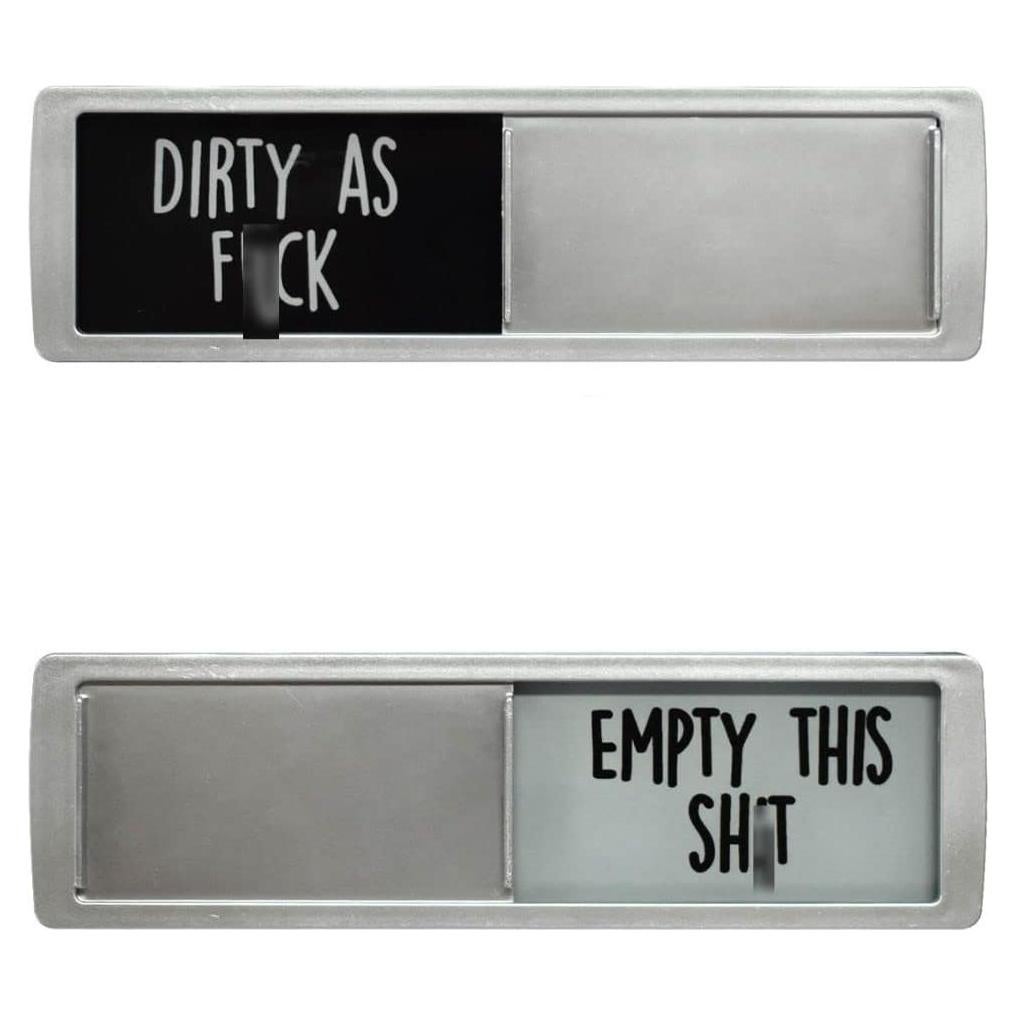 Imán Magnético Limpio Sucio Pretty Inappropriate 17.78x5.08cm