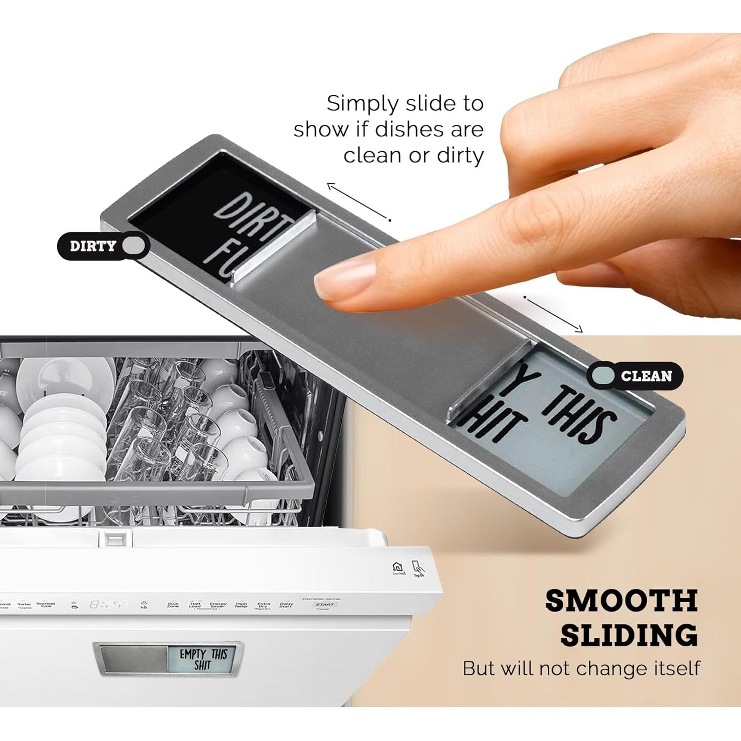 Imán Magnético Limpio Sucio Pretty Inappropriate 17.78x5.08cm