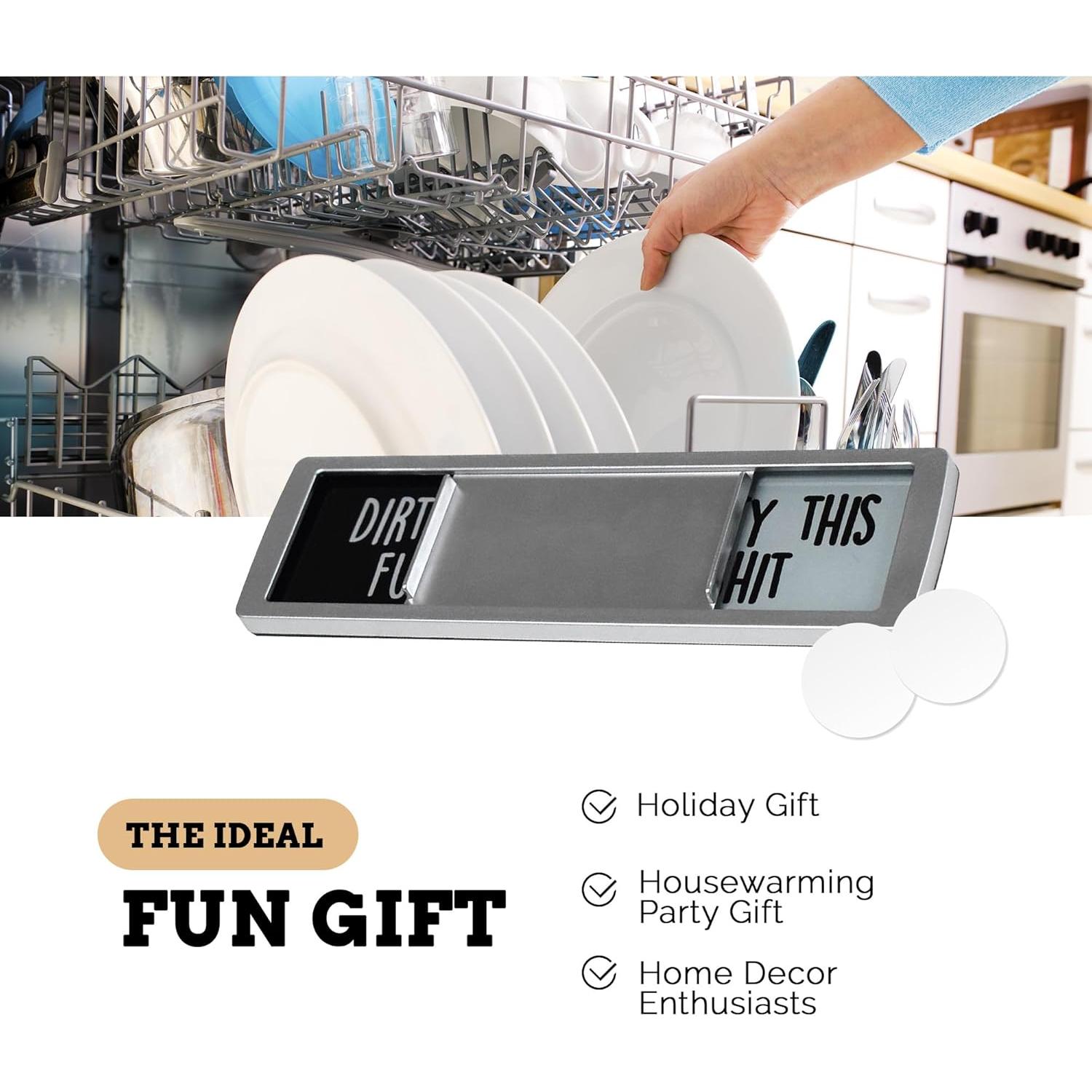 Imán Magnético Limpio Sucio Pretty Inappropriate 17.78x5.08cm