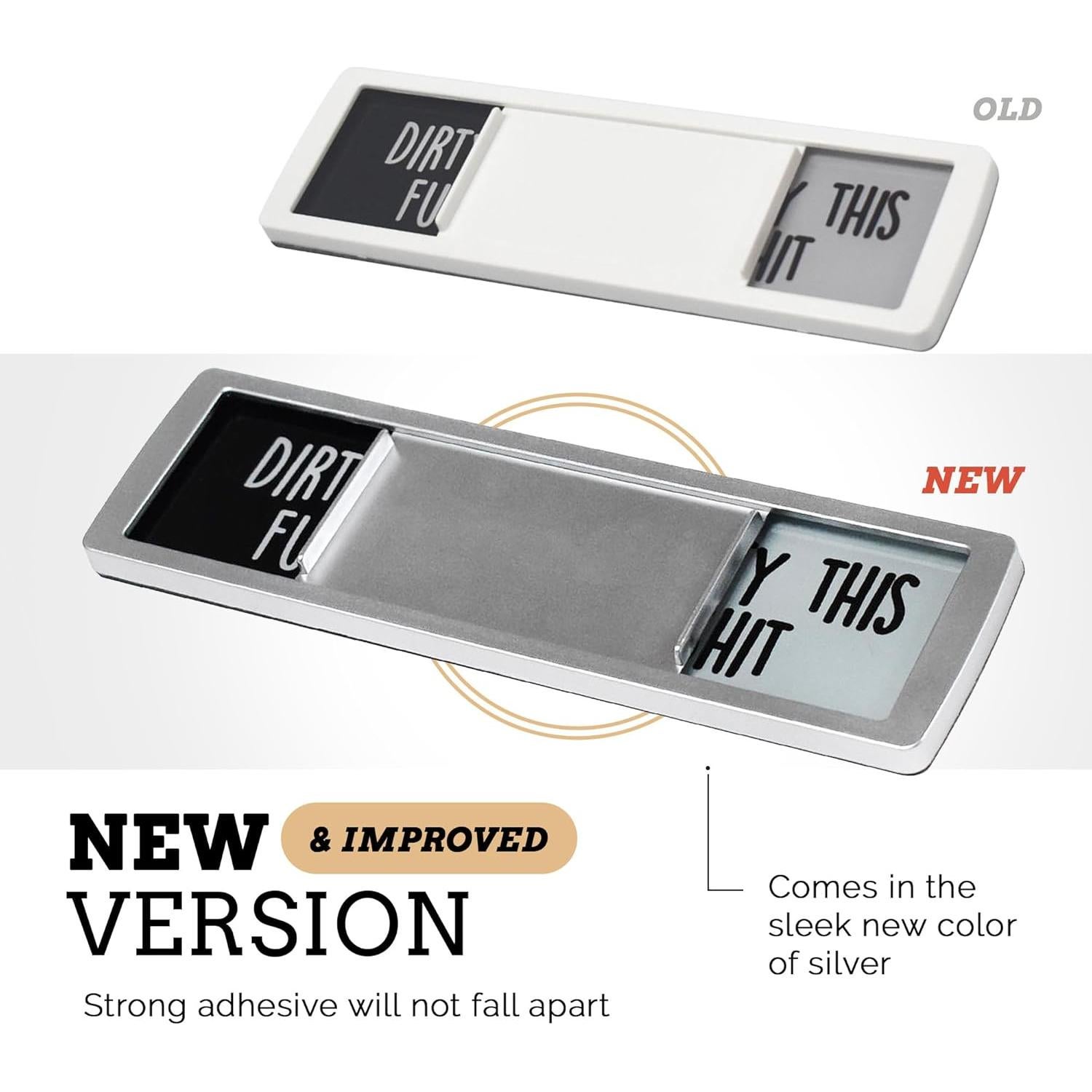 Imán Magnético Limpio Sucio Pretty Inappropriate 17.78x5.08cm