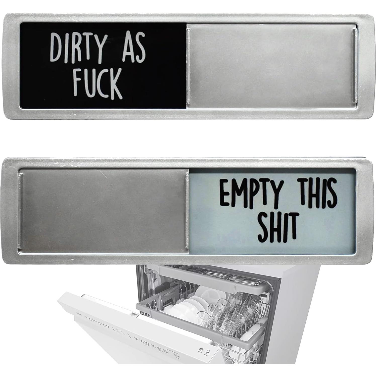 Imán Magnético Limpio Sucio Pretty Inappropriate 17.78x5.08cm