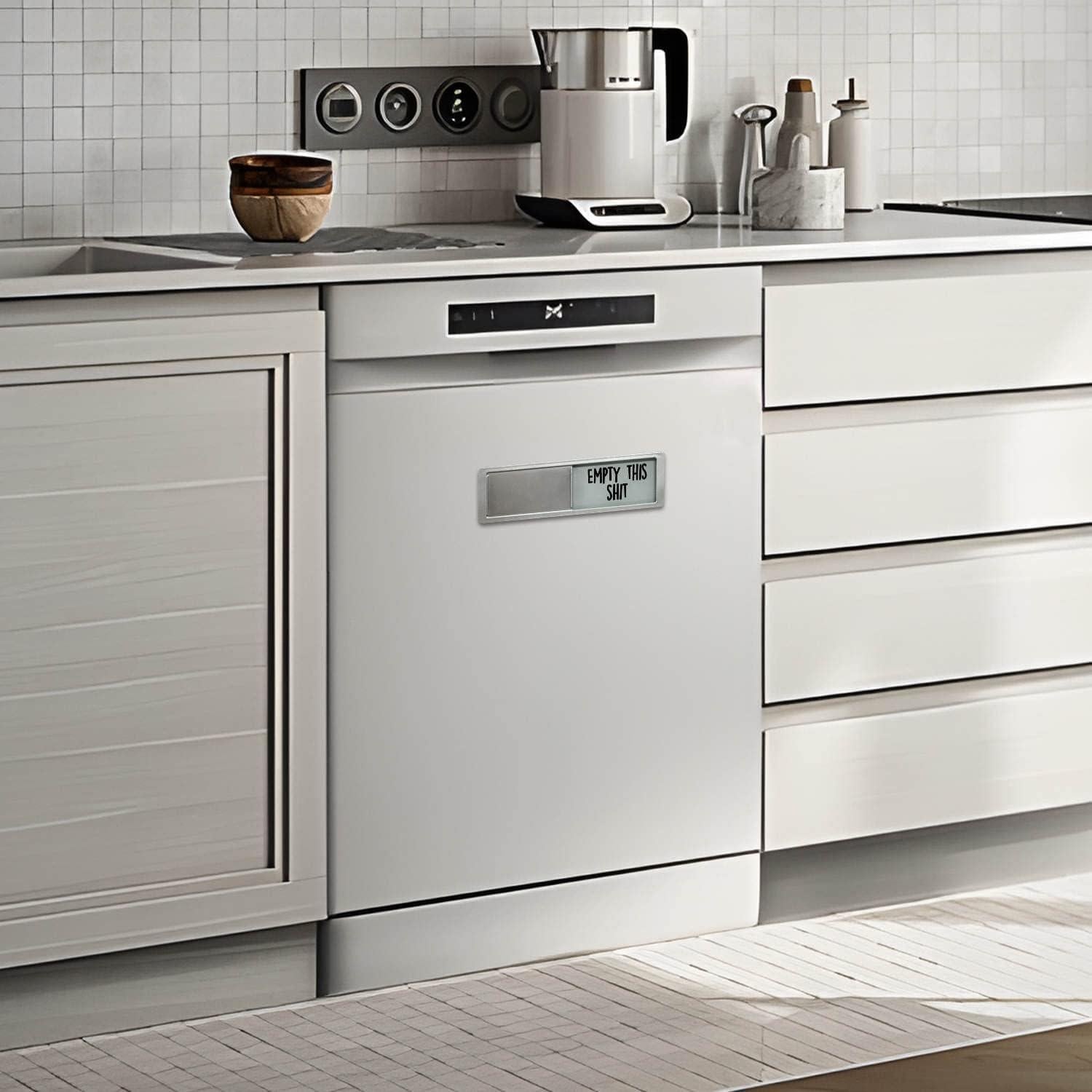 Imán Magnético Limpio Sucio Pretty Inappropriate 17.78x5.08cm