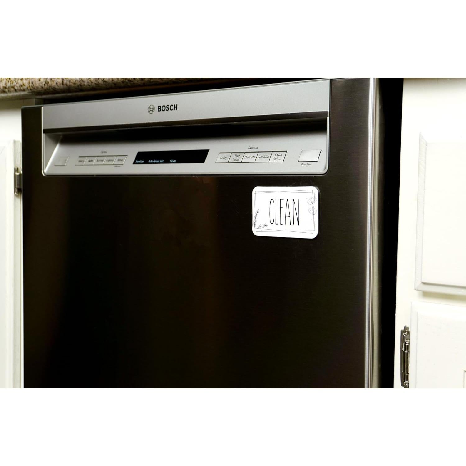 Cartel Magnético Limpio/Sucio FridayVibez 8.89x5.72cm PVC