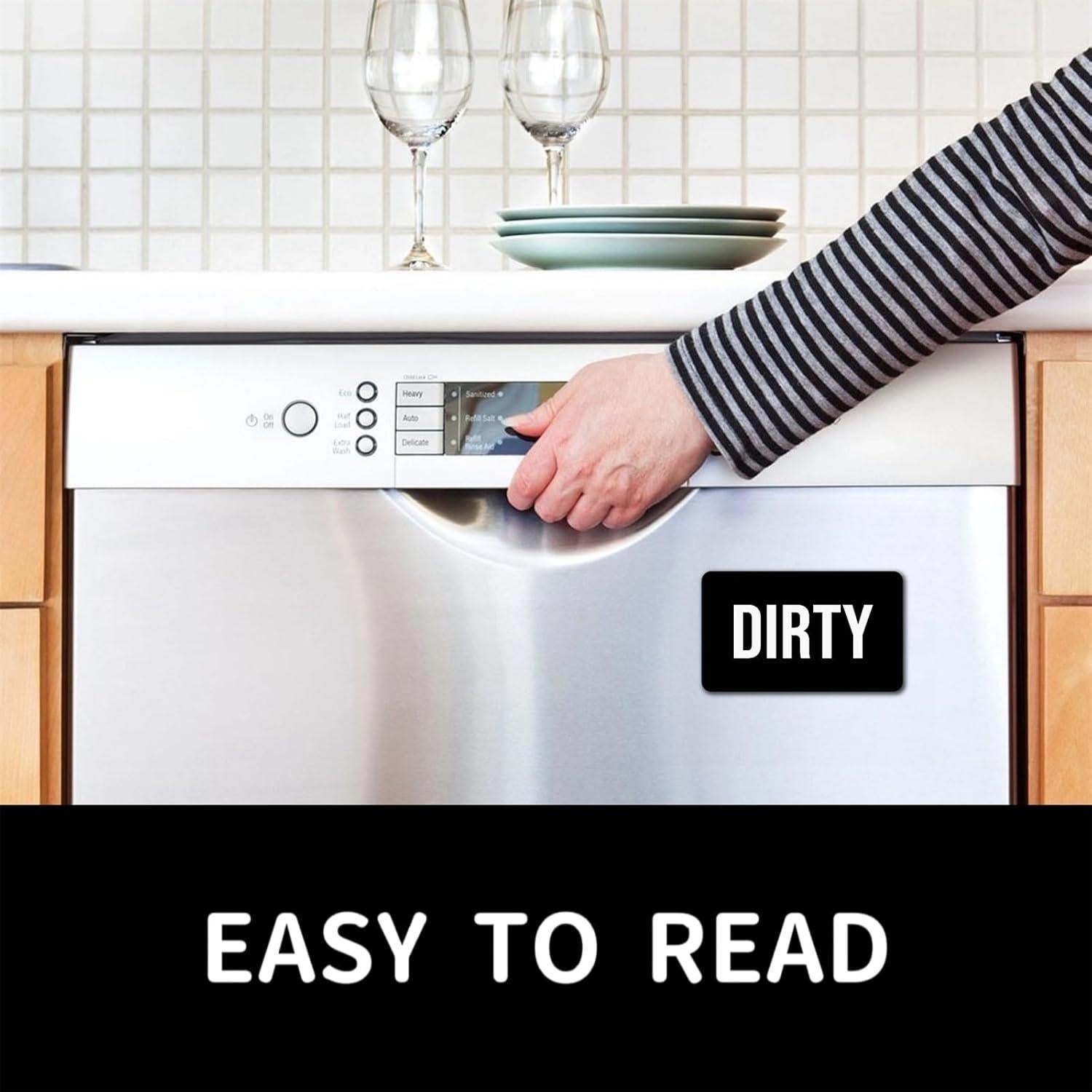 Imán Limpio Sucio para Lavavajillas NFRBTD Redondo PVC