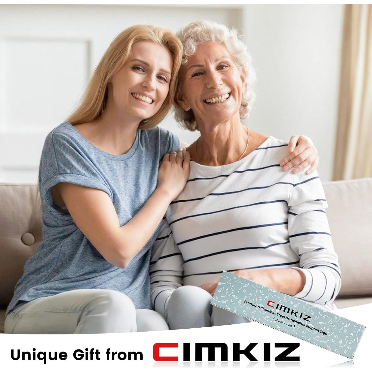 Imán de Lavavajillas Limpio Sucio Cimkiz Acero Inoxidable 18x4cm