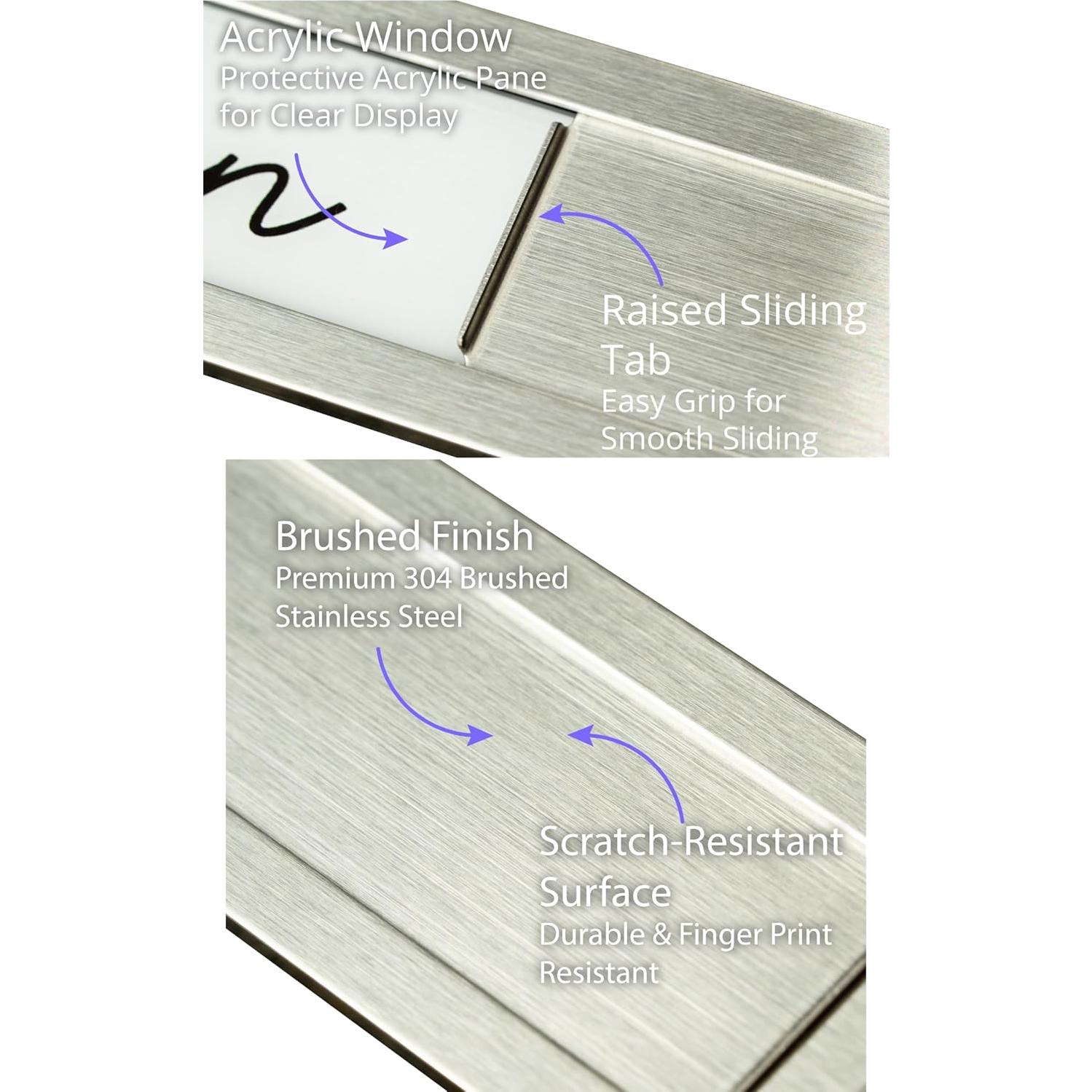 Imán de Acero Inoxidable SimplyNeat para Lavavajillas - Limpio/Sucio