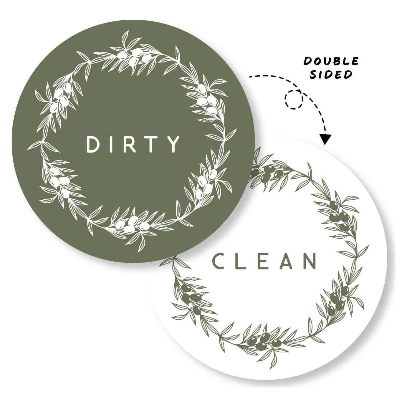 Imán Limpio/Sucio para Lavavajillas ThreeKin, 17.78x5.08cm