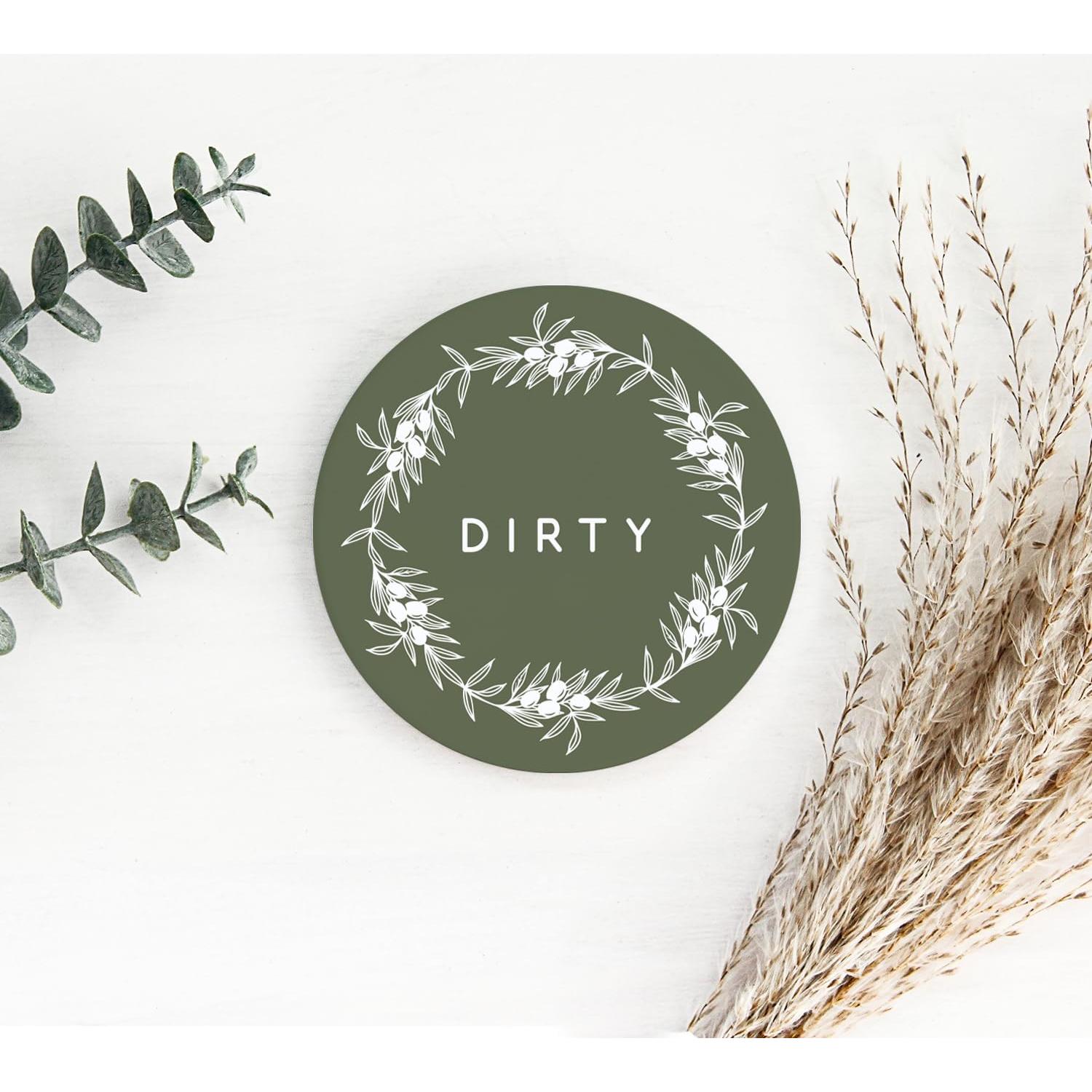 Imán Limpio/Sucio para Lavavajillas ThreeKin, 17.78x5.08cm