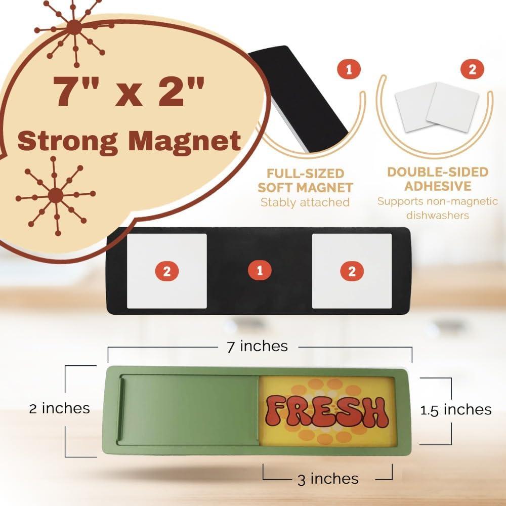 Imán Divertido Limpio/Sucio para Lavavajillas Bastante Inapropiado