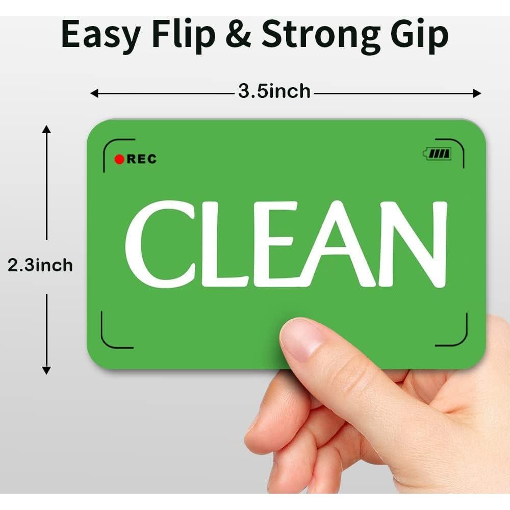 Imán Lavavajillas Limpio Sucio QMMD Rojo Verde 8.9x5.8cm