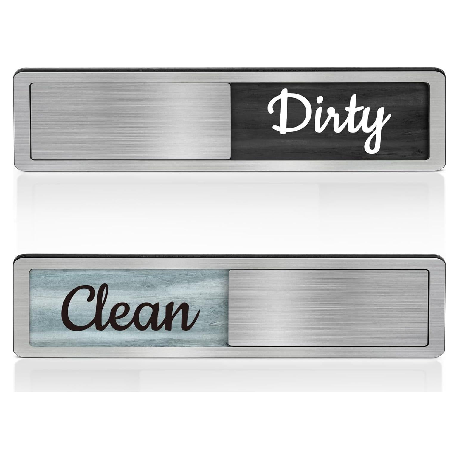 Imán de Lavavajillas Limpio Sucio Abudada Acero Inoxidable