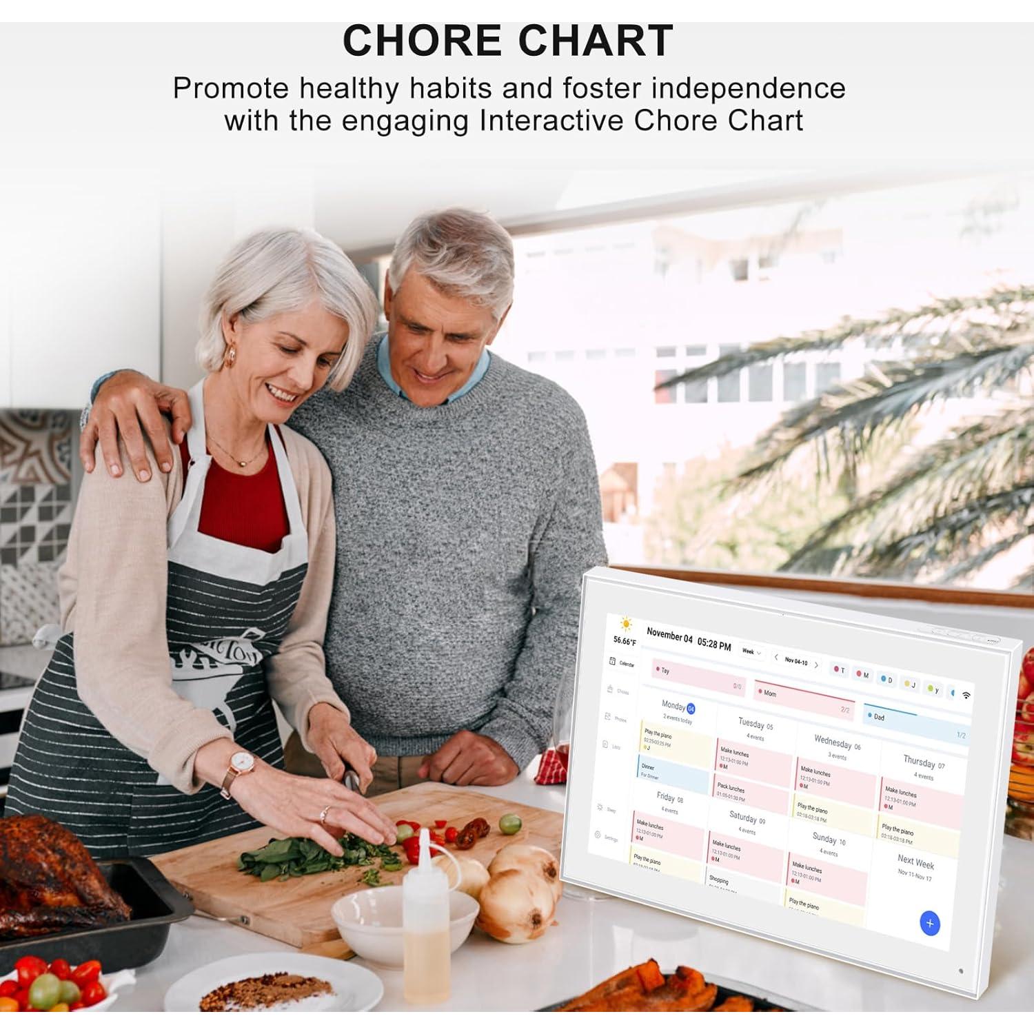 Calendario Digital 15.6" SSA - Planificador Inteligente WiFi FHD