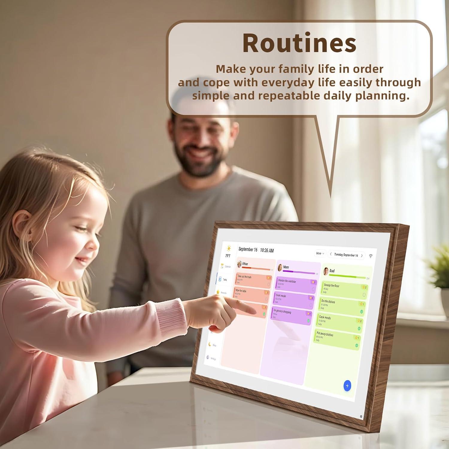 Calendario Digital 15.6" Canupdog Pantalla Táctil Full HD
