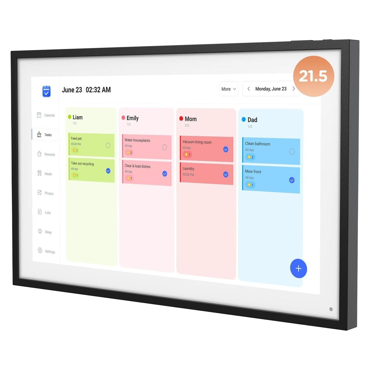 Calendario Digital de Pared 21.5" APOFIAL Full HD 1920x1080