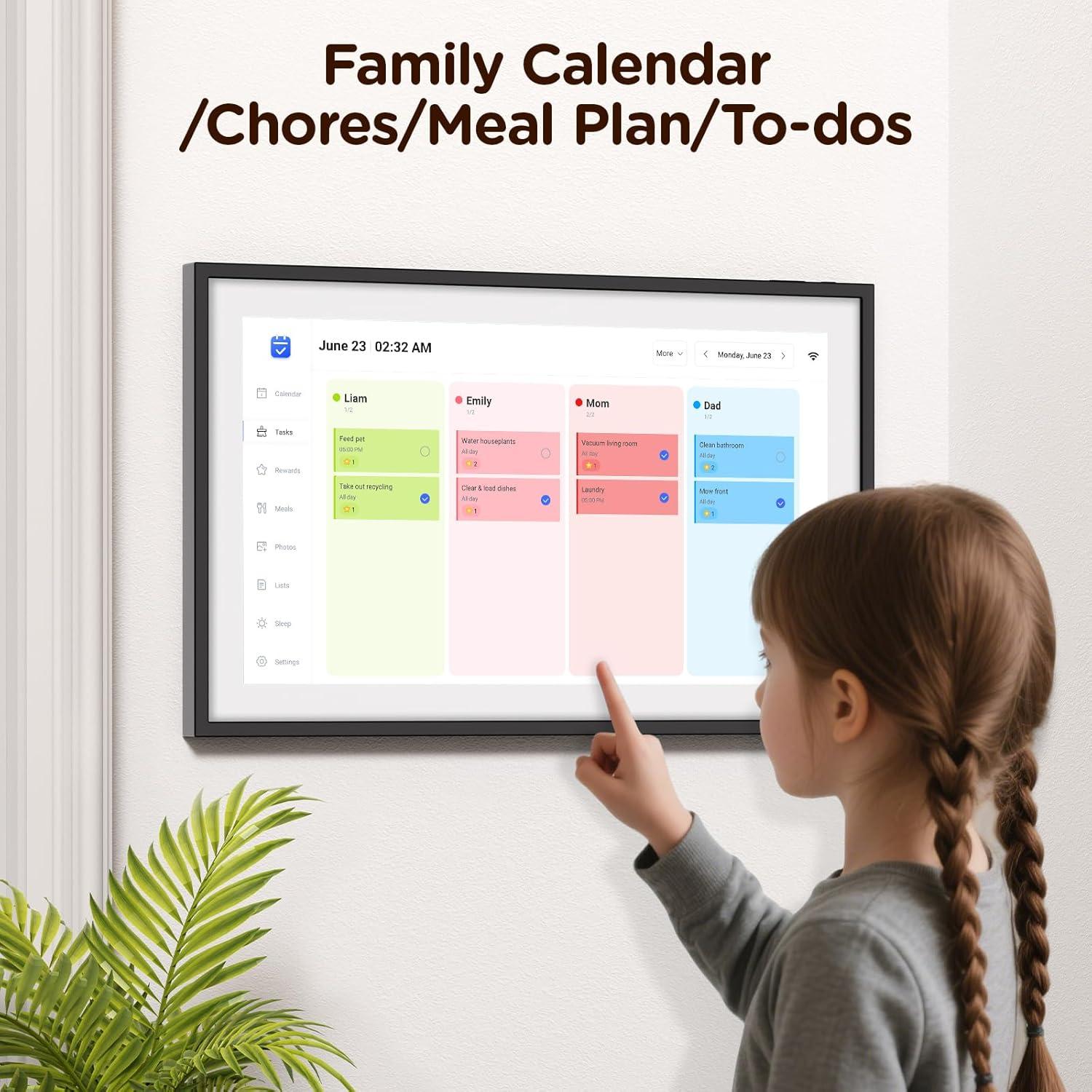 Calendario Digital de Pared 21.5" APOFIAL Full HD 1920x1080