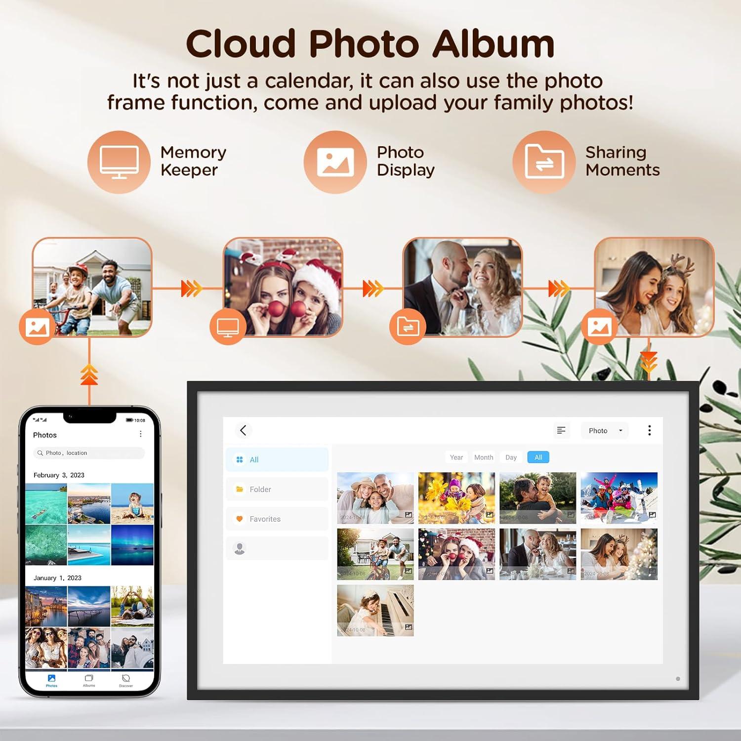 Calendario Digital de Pared 21.5" APOFIAL Full HD 1920x1080